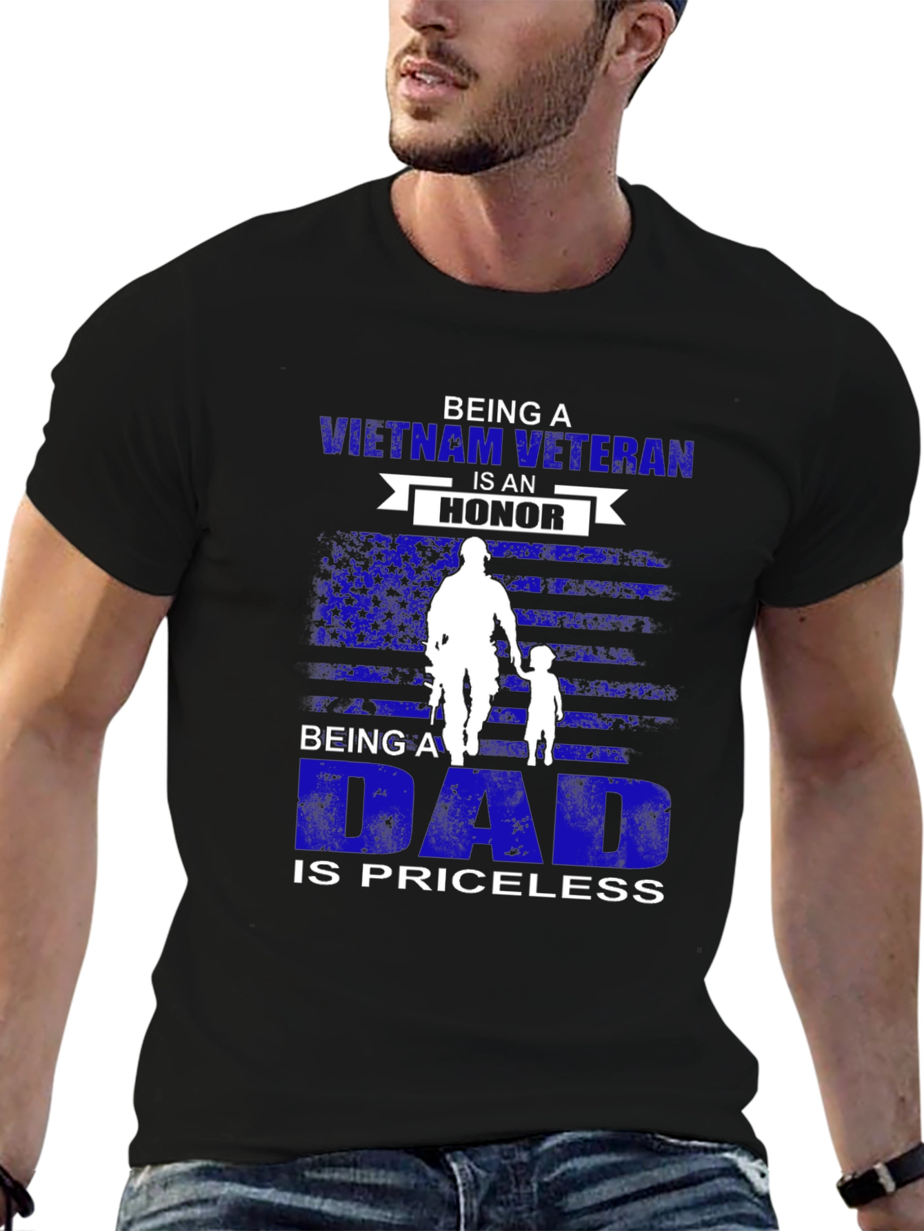 Vietnam Veteran Dad T-Shirt - Priceless Honor