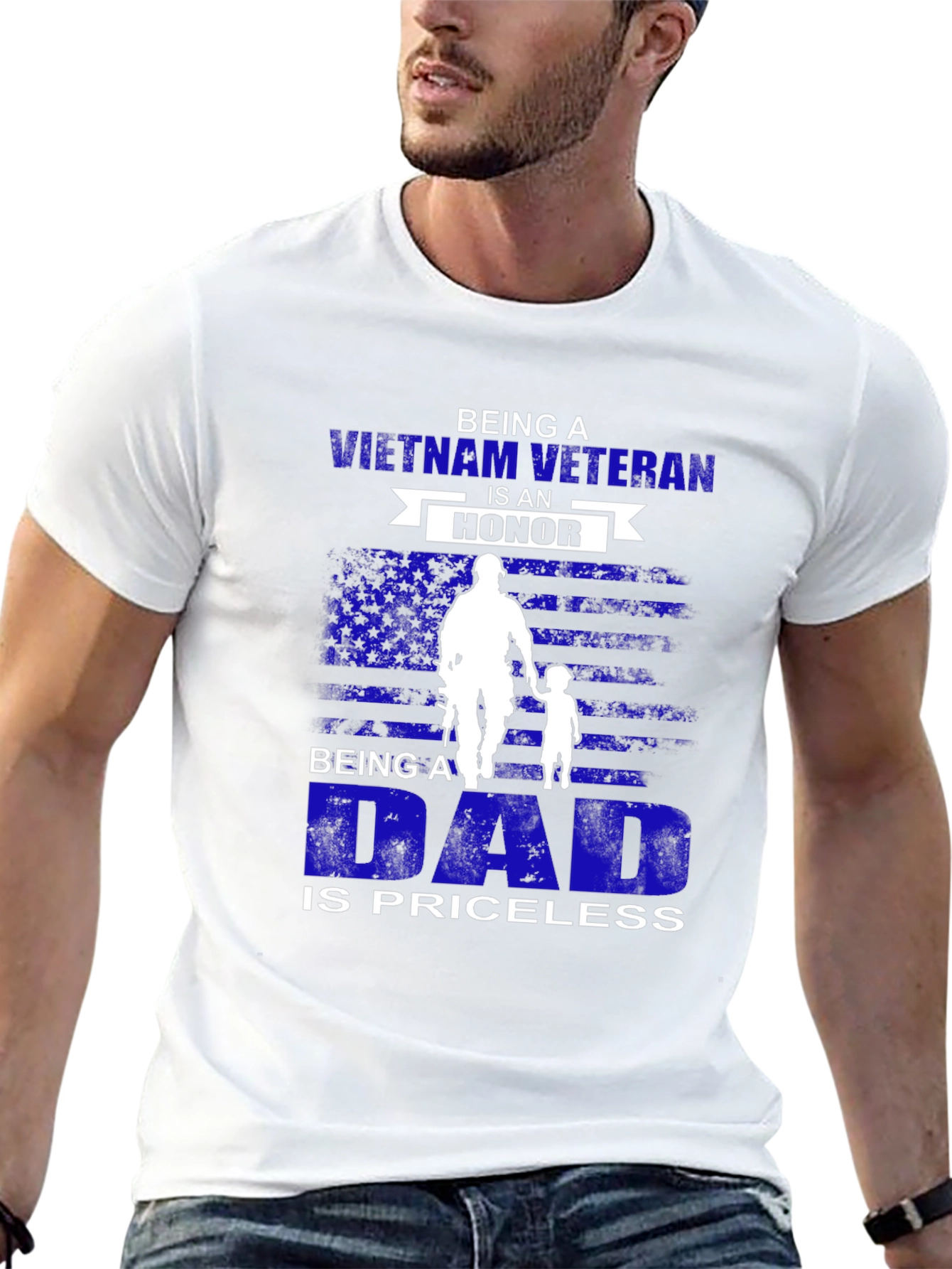 Vietnam Veteran Dad T-Shirt - Priceless Honor