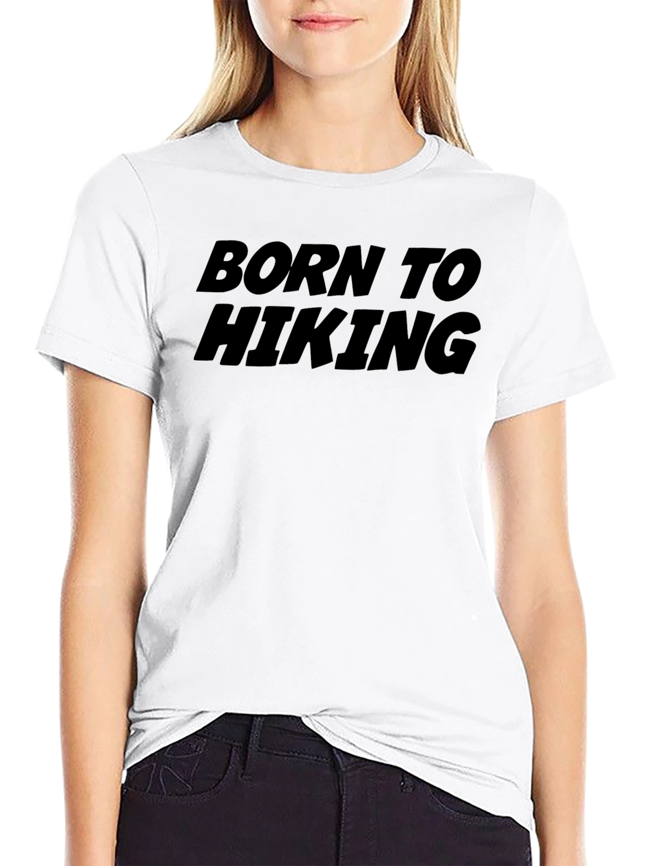 Born to Hiking Black T-Shirt