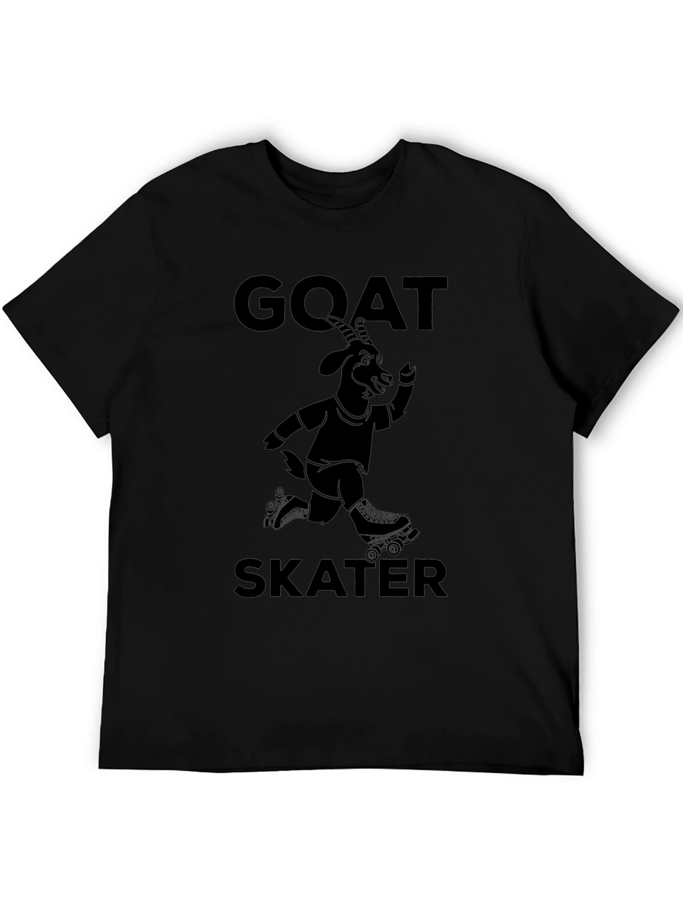 GOAT Skater T-Shirt - Black Graphic Tee