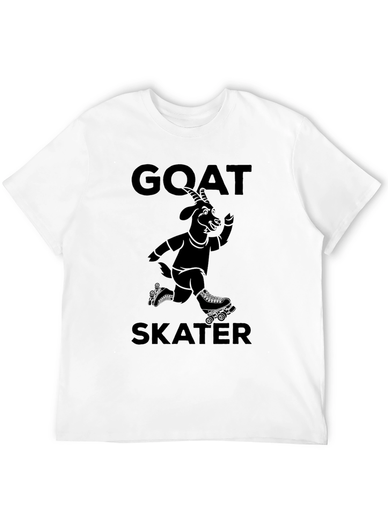 GOAT Skater T-Shirt - Black Graphic Tee