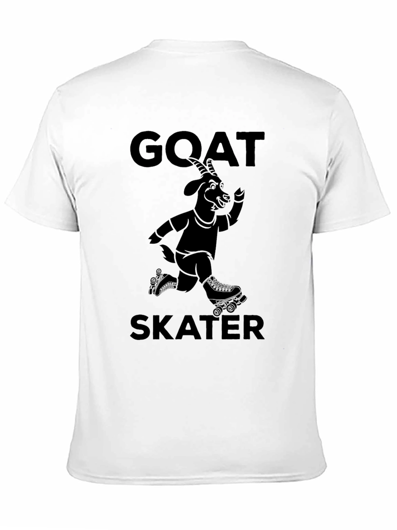 GOAT Skater T-Shirt - Black Graphic Tee