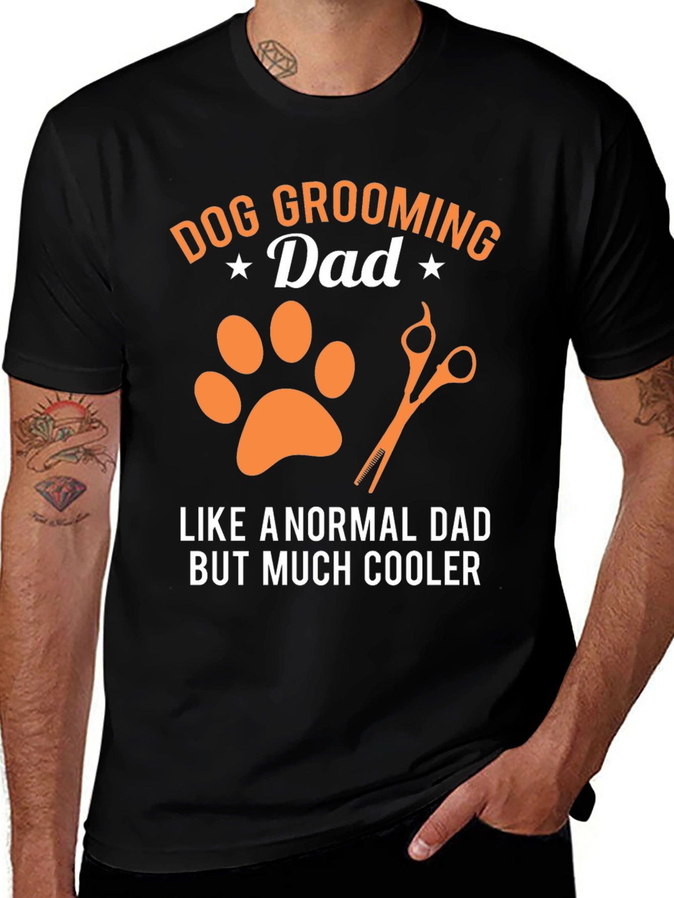 Dog Grooming Dad T-Shirt - Cool Dog Lover Gift