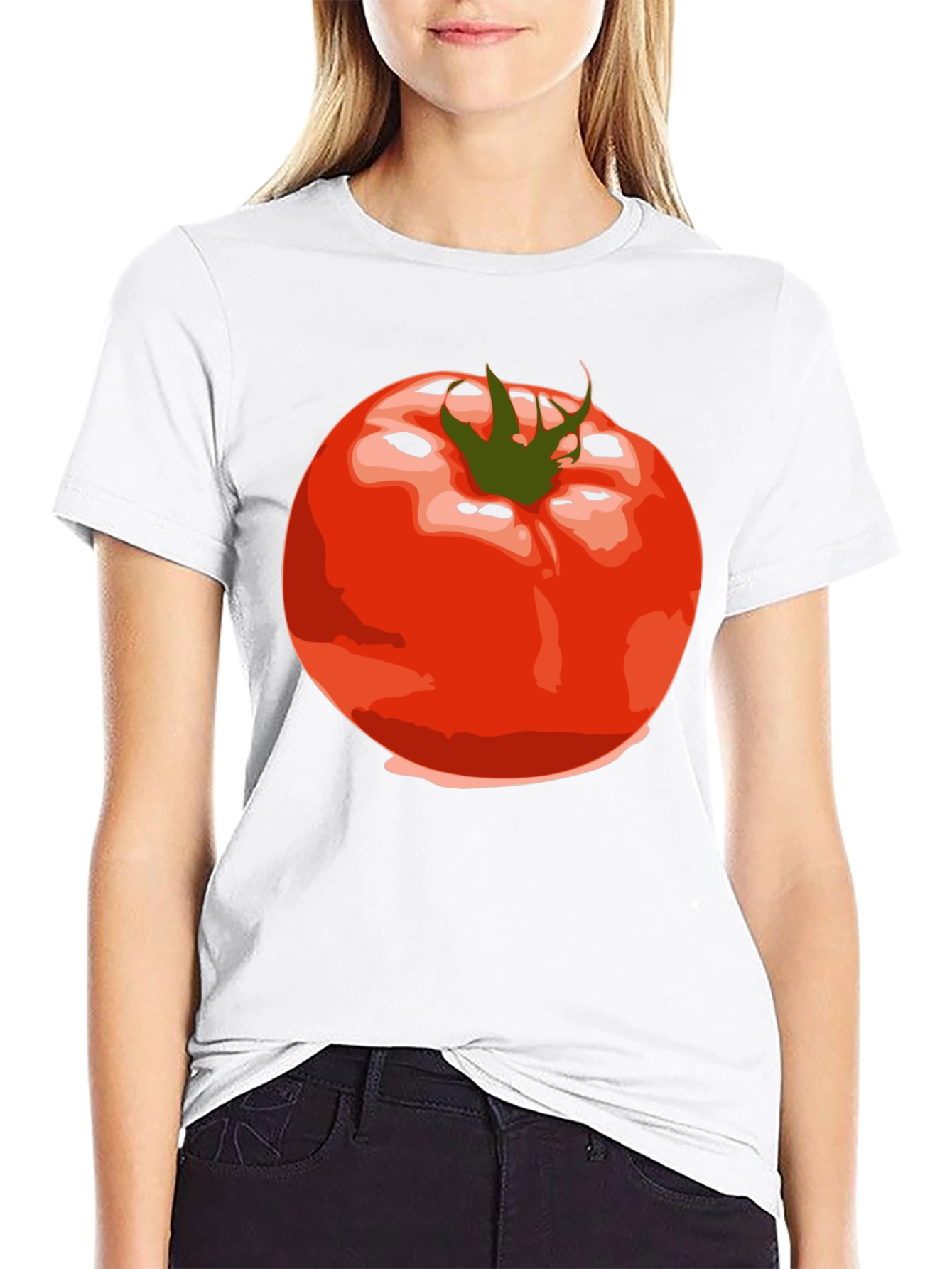 Tomato Graphic Tee - Unisex Black T-Shirt