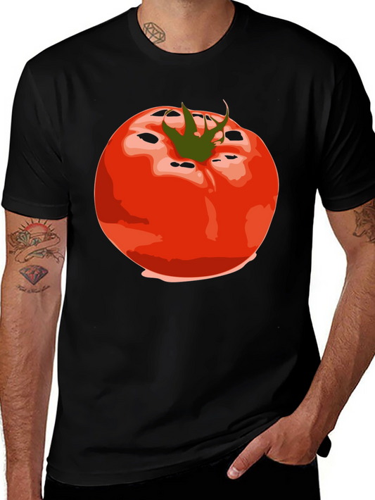 Tomato Graphic Tee - Unisex Black T-Shirt