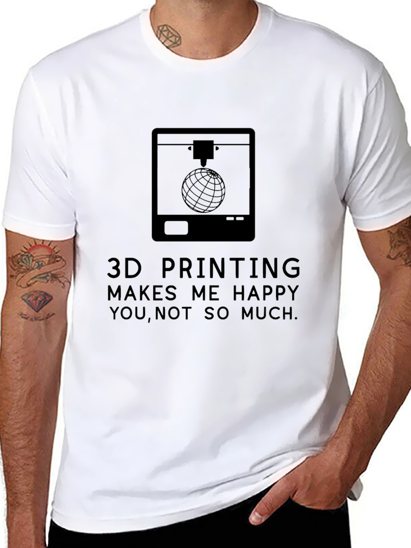 3D Printing Makes Me Happy T-Shirt