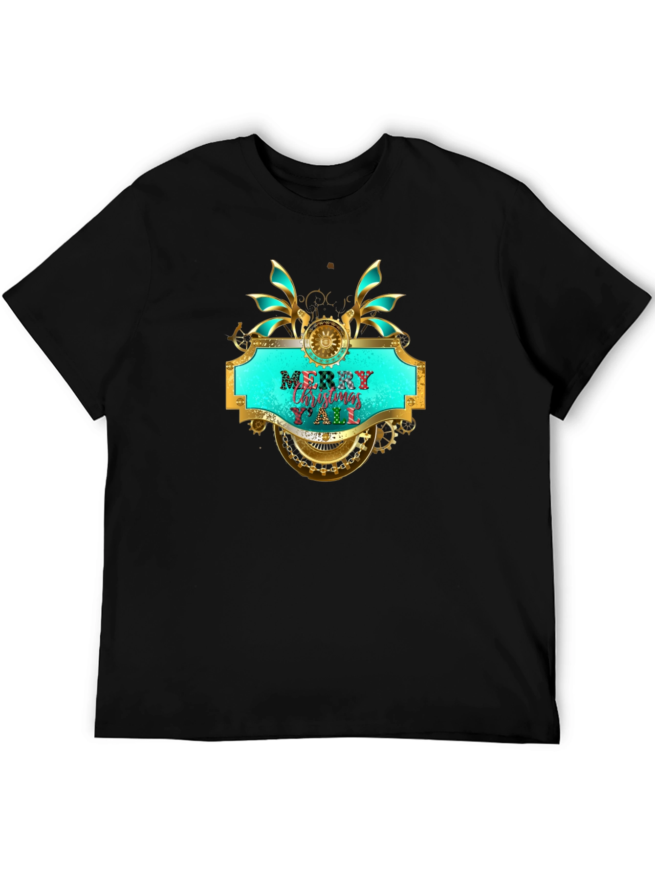Merry Christmas Yall Steampunk T-Shirt