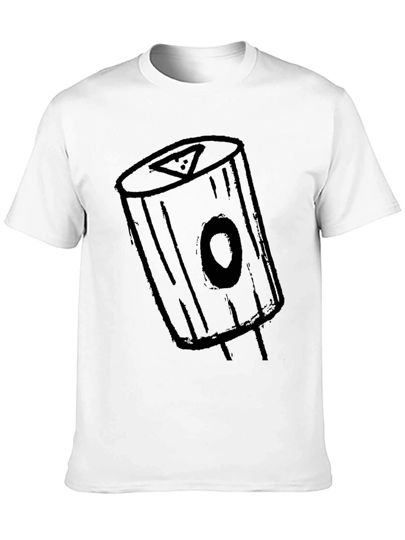 Abstract Graphic Print Tee - Modern Casual Style