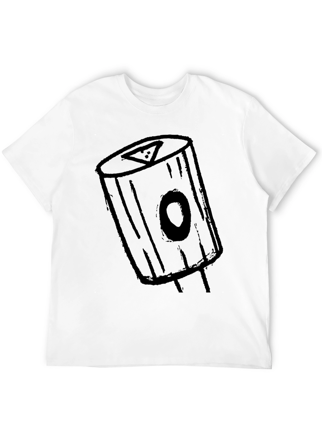 Abstract Graphic Print Tee - Modern Casual Style