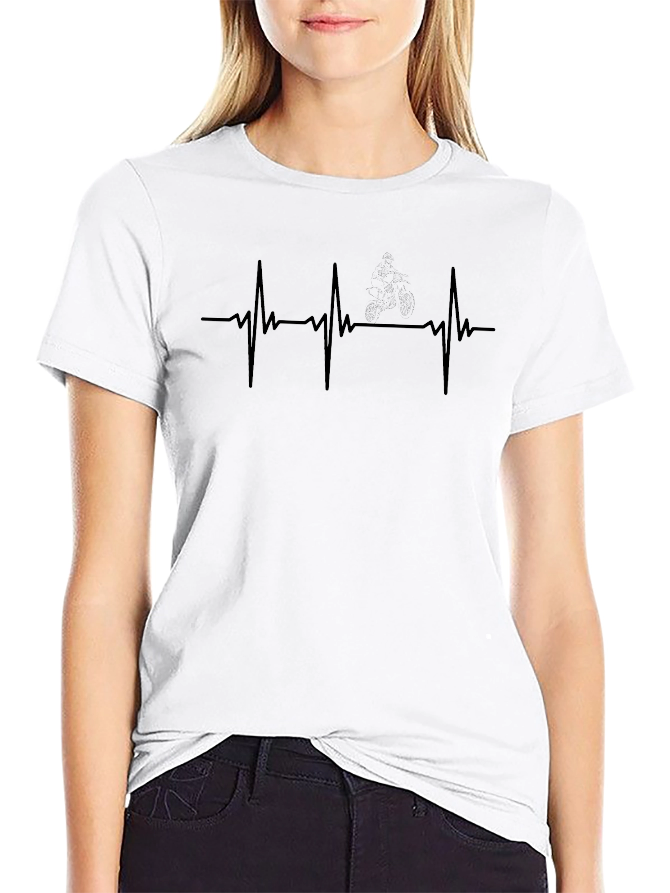 Heartbeat Graphic Tee - Stylish Casual Wear