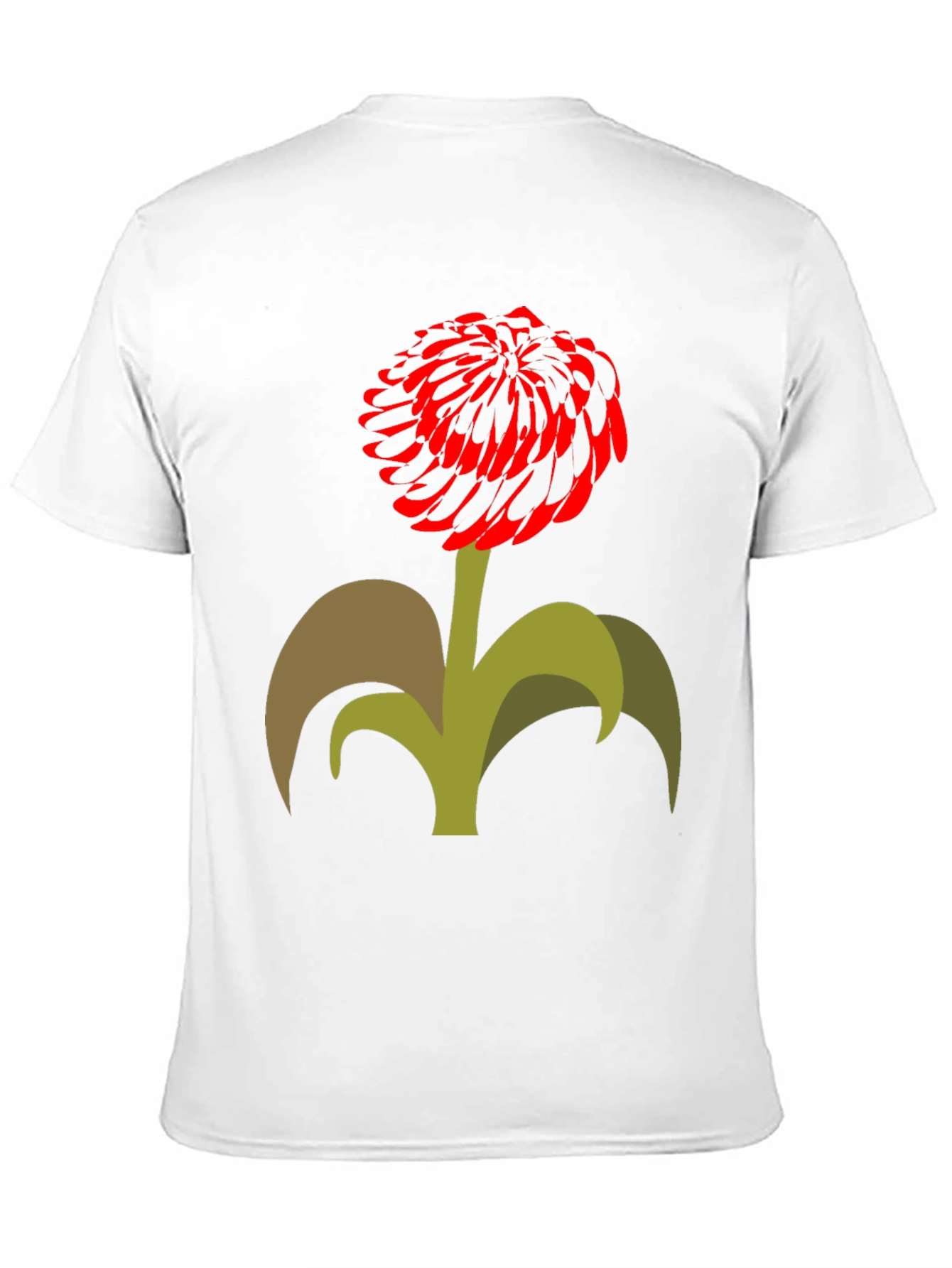 Floral Print Black T-Shirt