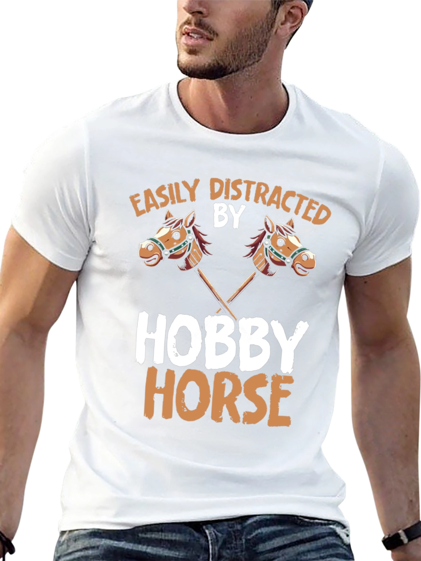 Easily Distracted by Hobby Horse T-Shirt