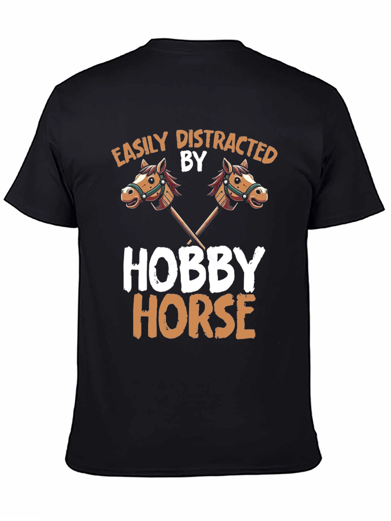Easily Distracted by Hobby Horse T-Shirt
