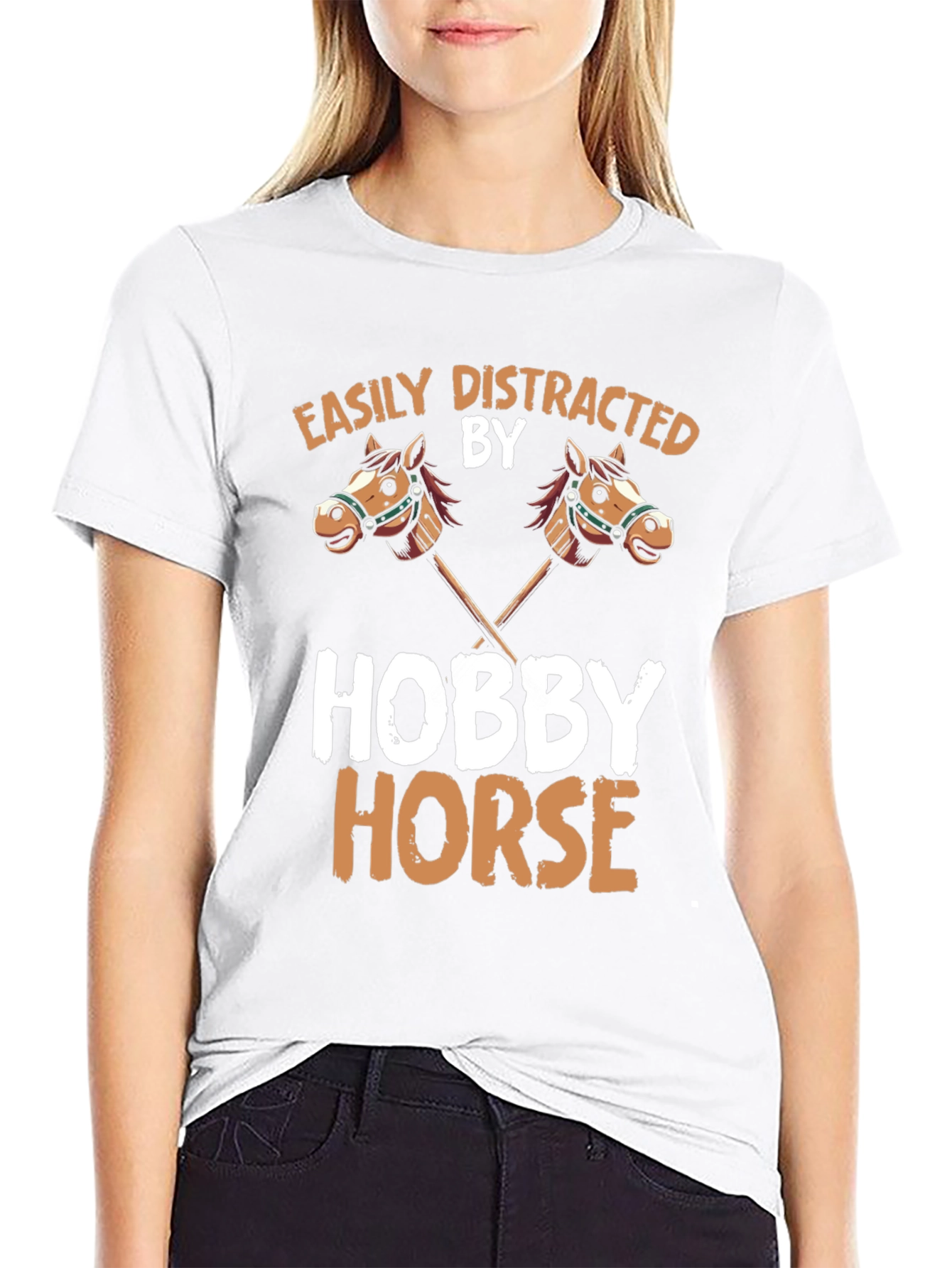 Easily Distracted by Hobby Horse T-Shirt