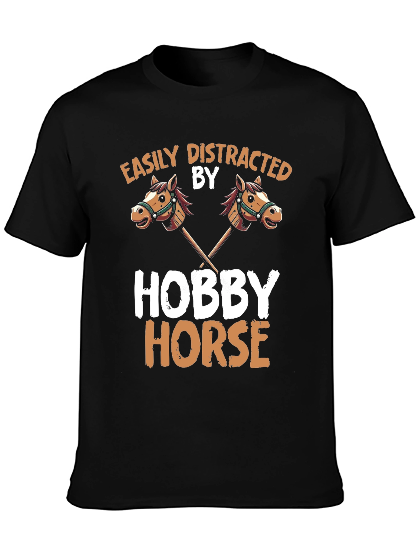 Easily Distracted by Hobby Horse T-Shirt