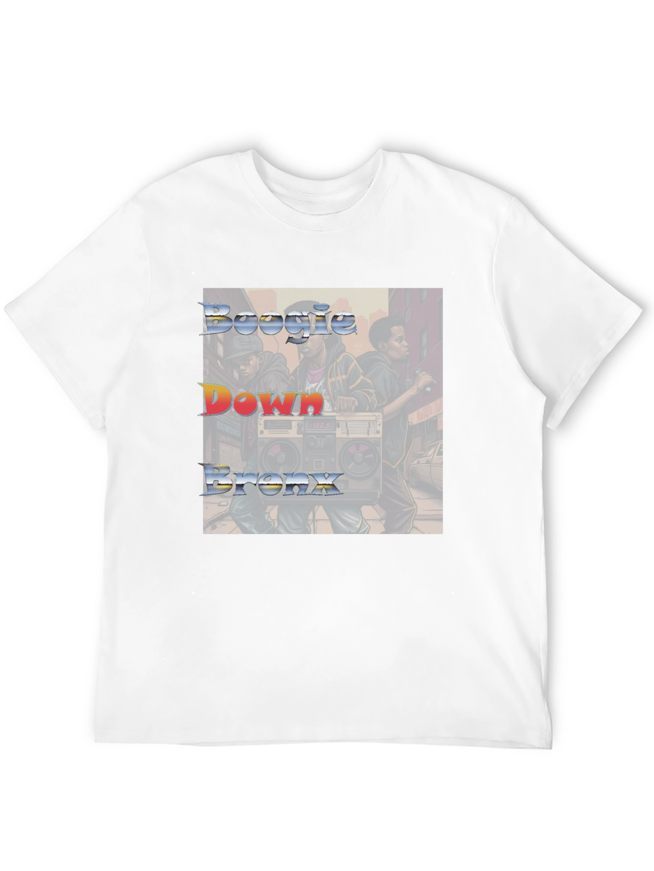 Boogie Down Bronx Graphic Tee - Cool Black Shirt