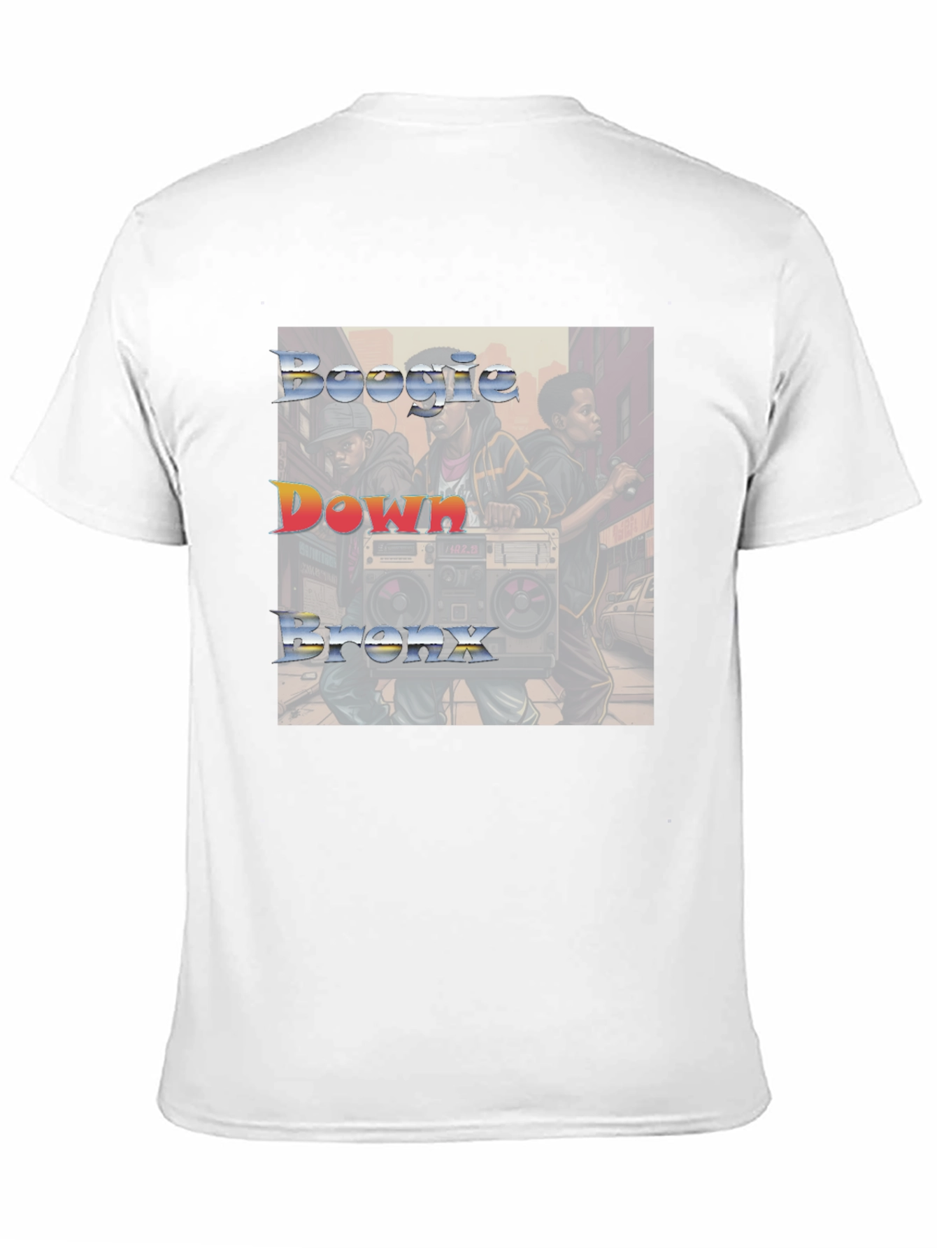 Boogie Down Bronx Graphic Tee - Cool Black Shirt