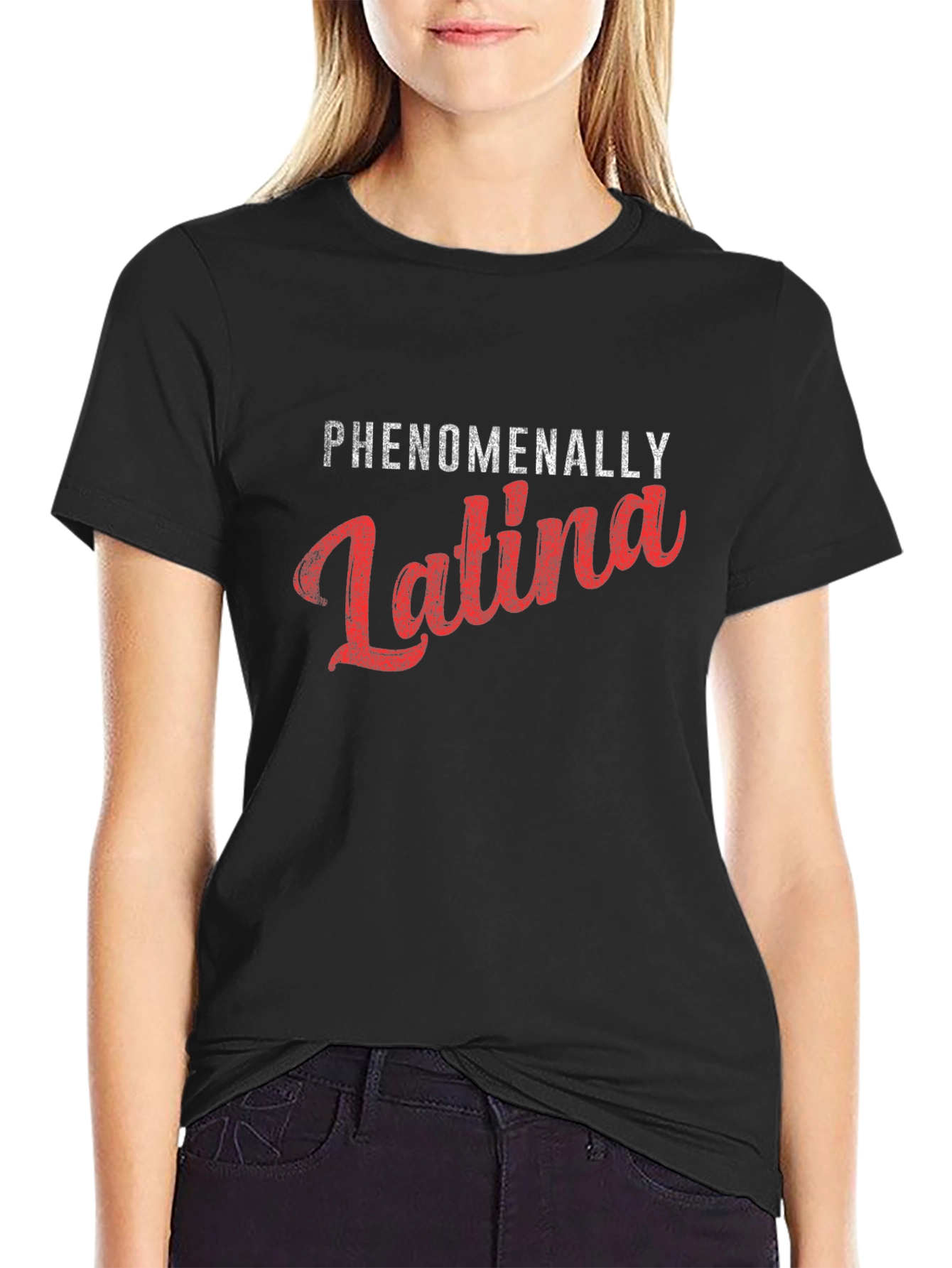 Phenomenally Latina Graphic Tee - Trendy Statement Shirt