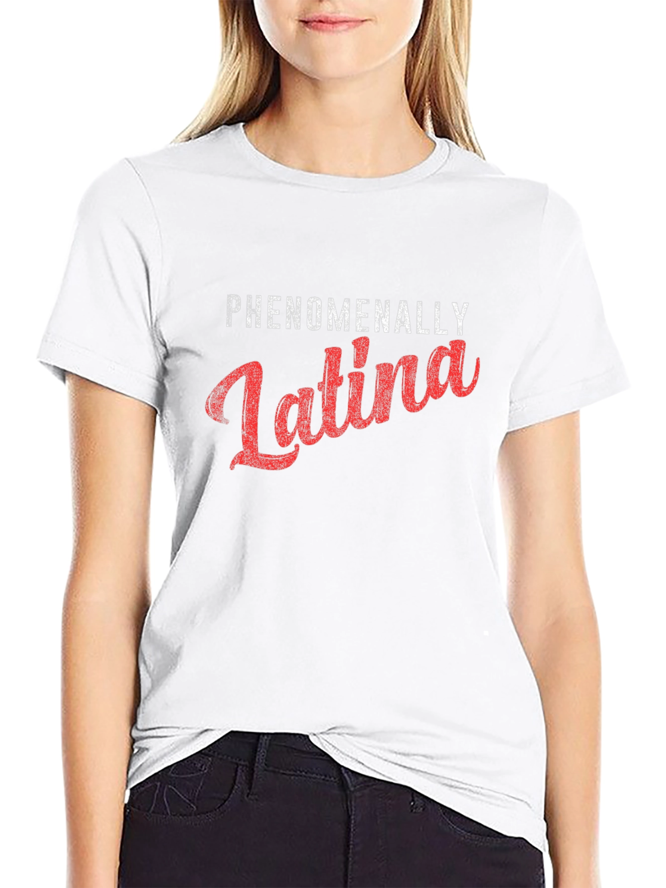 Phenomenally Latina Graphic Tee - Trendy Statement Shirt