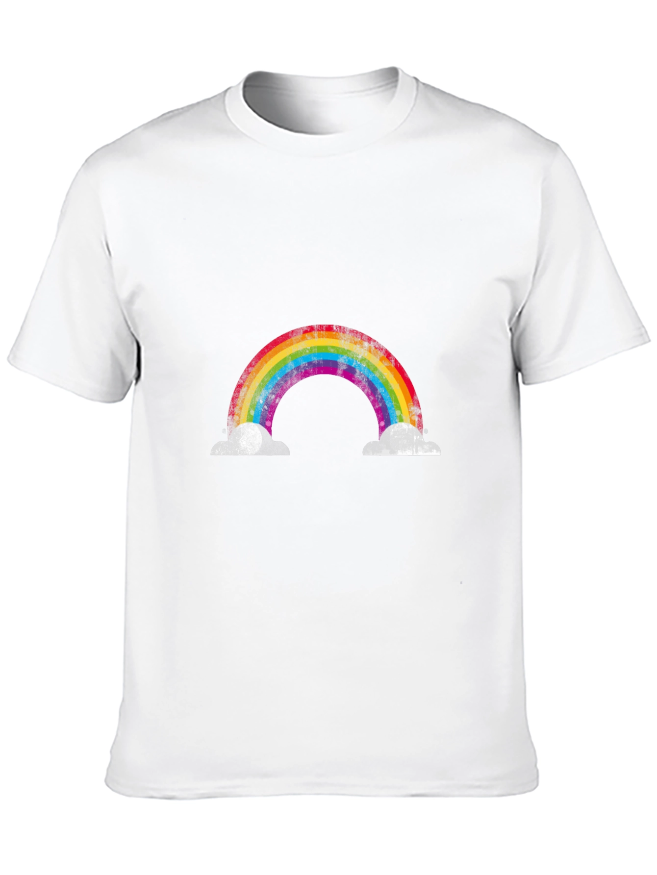 Retro Rainbow Graphic T-Shirt