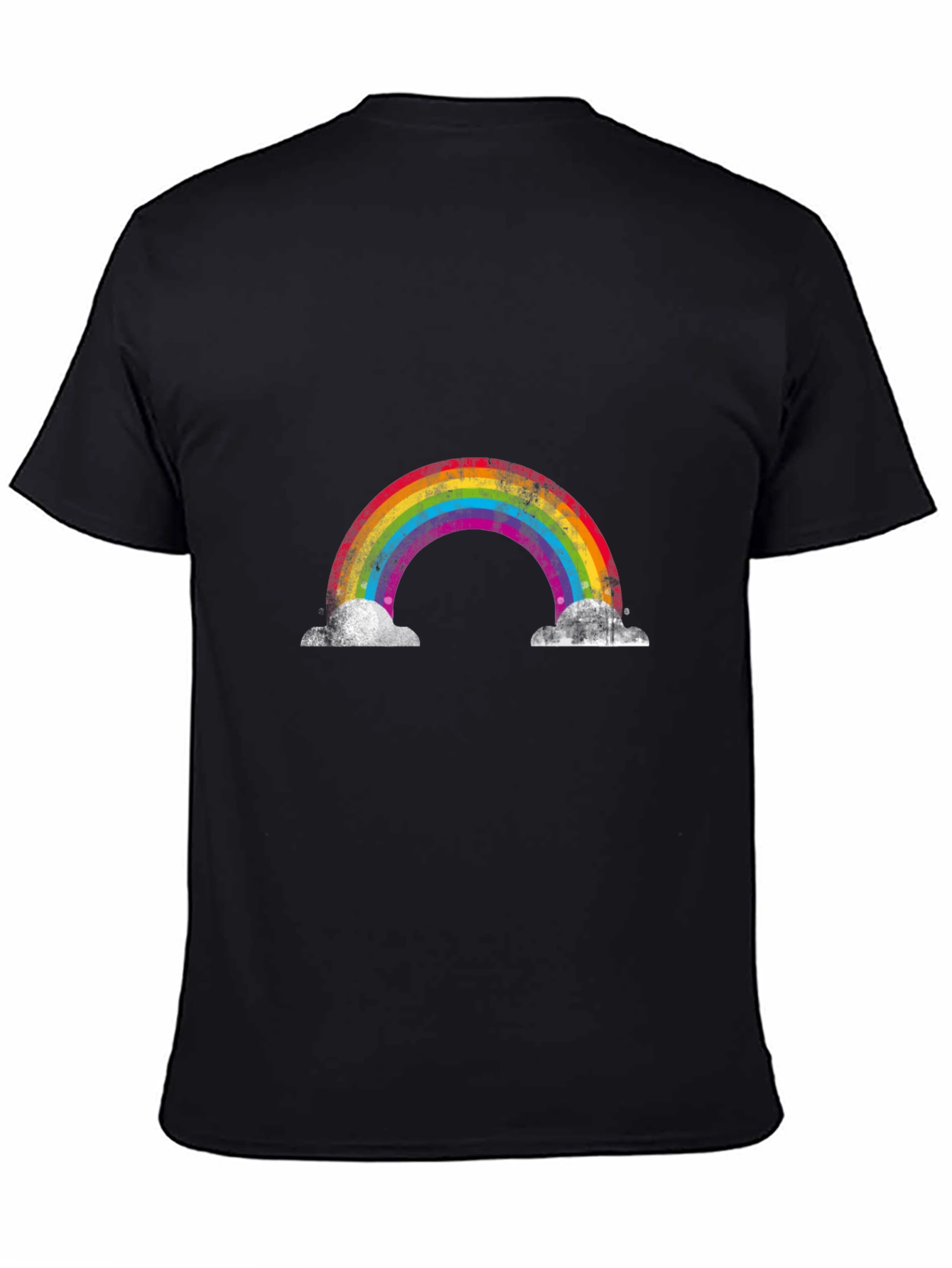 Retro Rainbow Graphic T-Shirt
