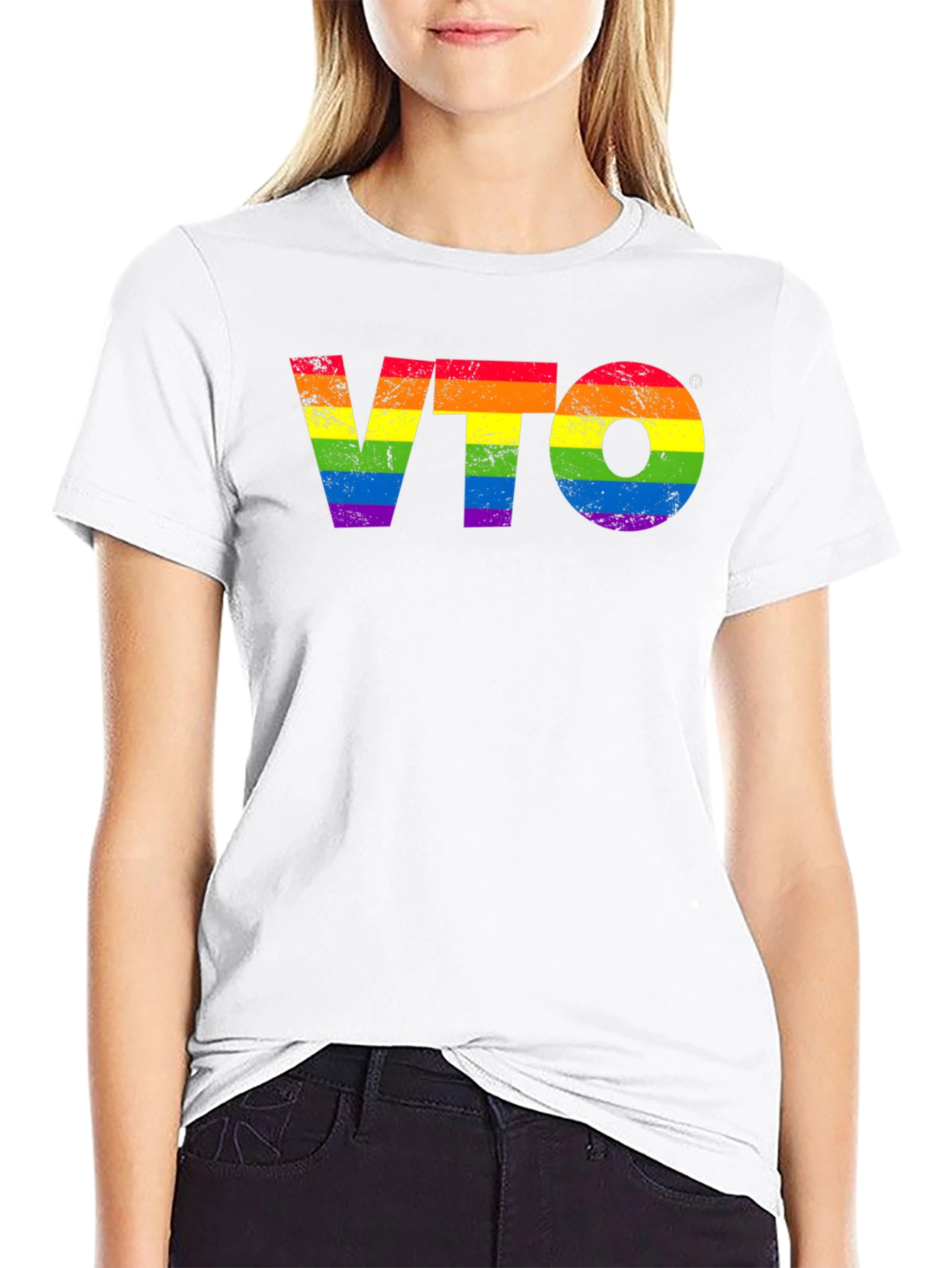 VTO Rainbow Graphic Tee - Pride T-Shirt