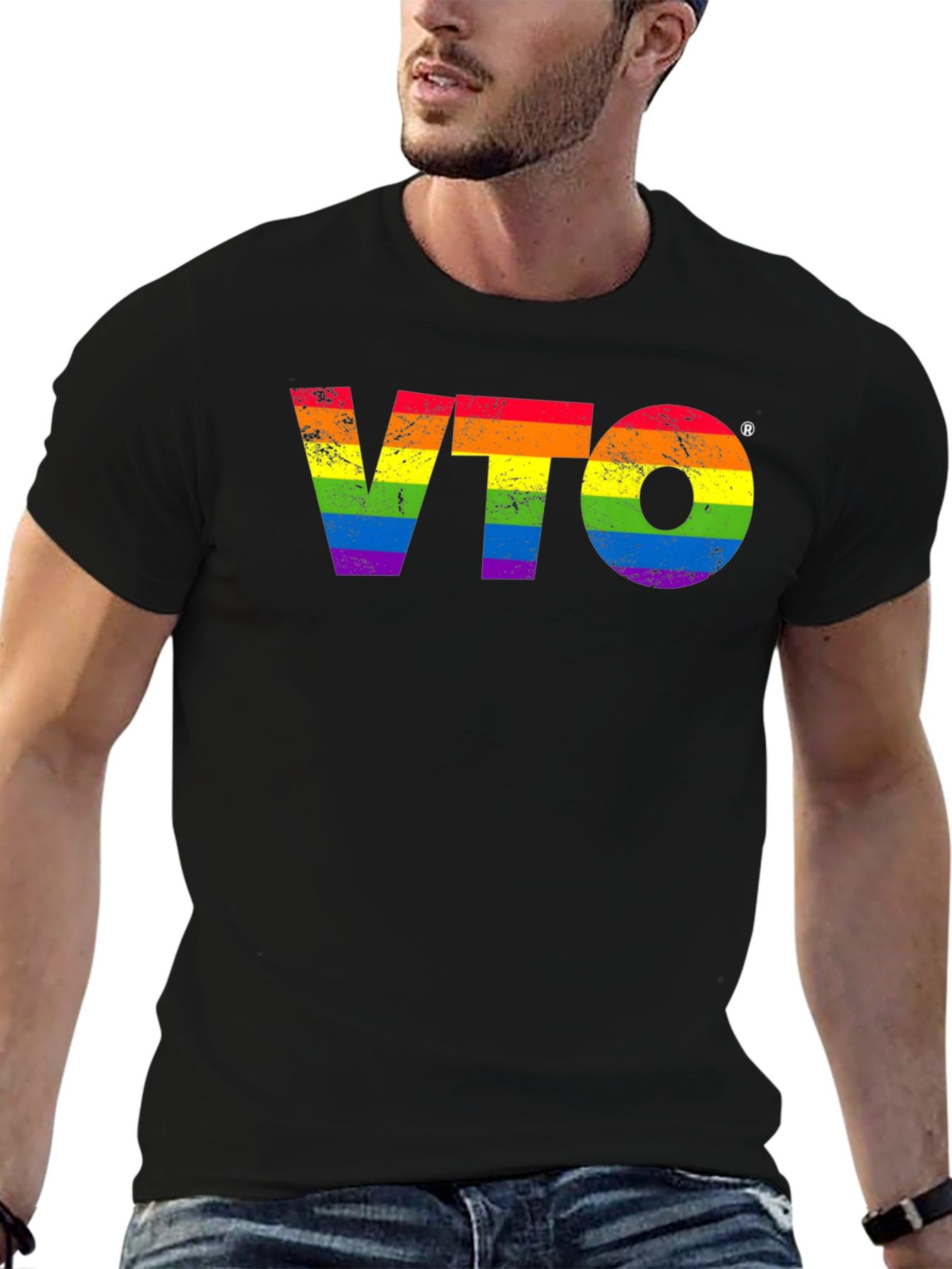VTO Rainbow Graphic Tee - Pride T-Shirt