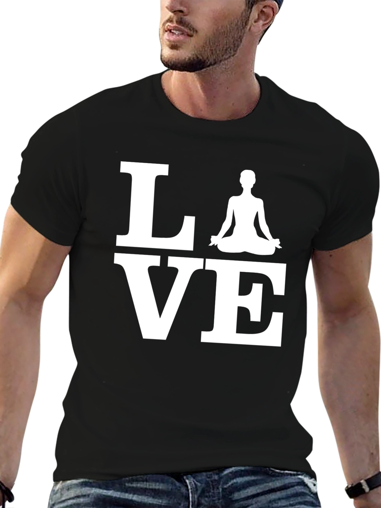 Yoga Love Graphic Tee - Meditate in Style!