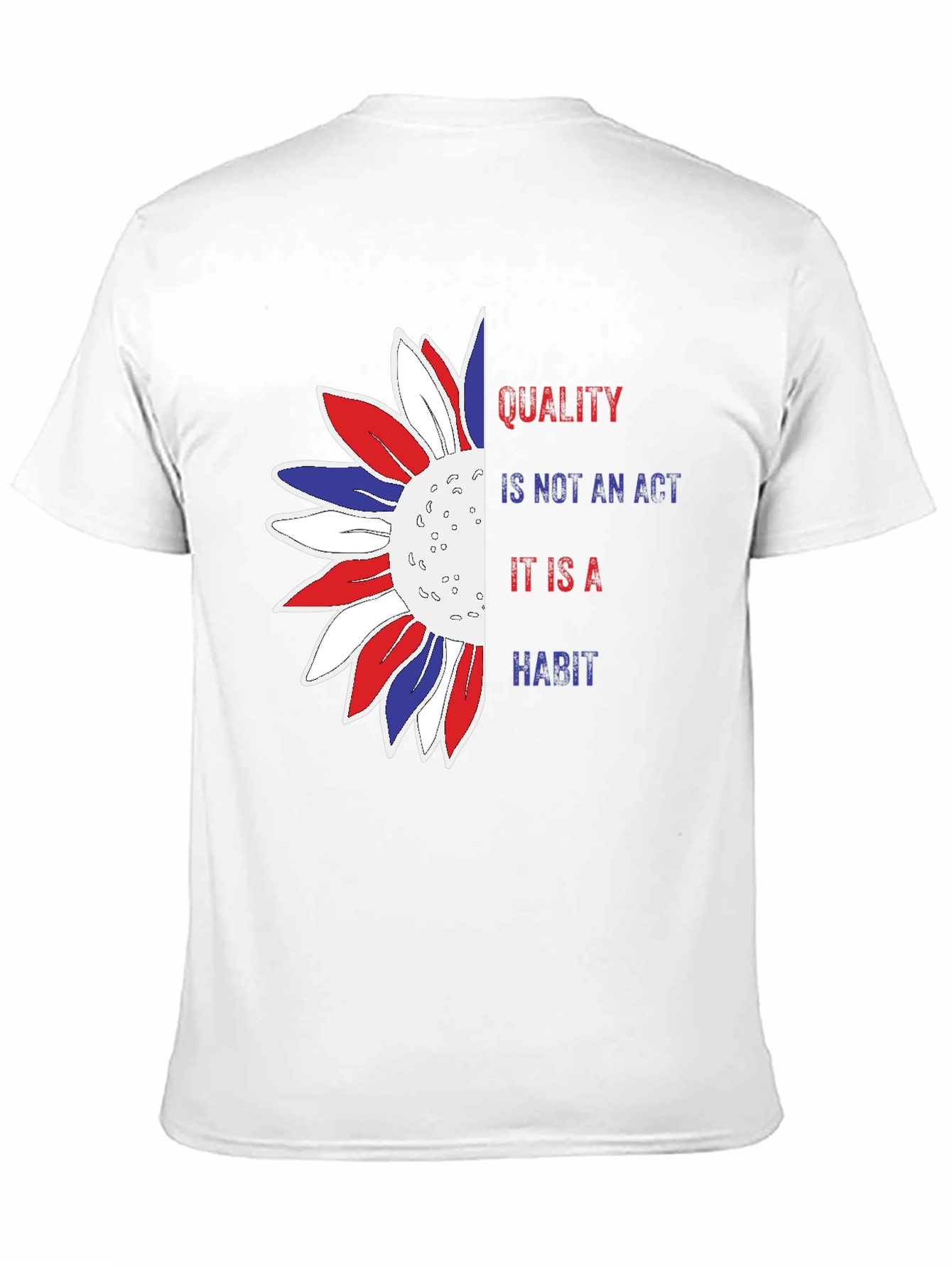 Quality Habit Sunflower Patriotic Graphic Tee