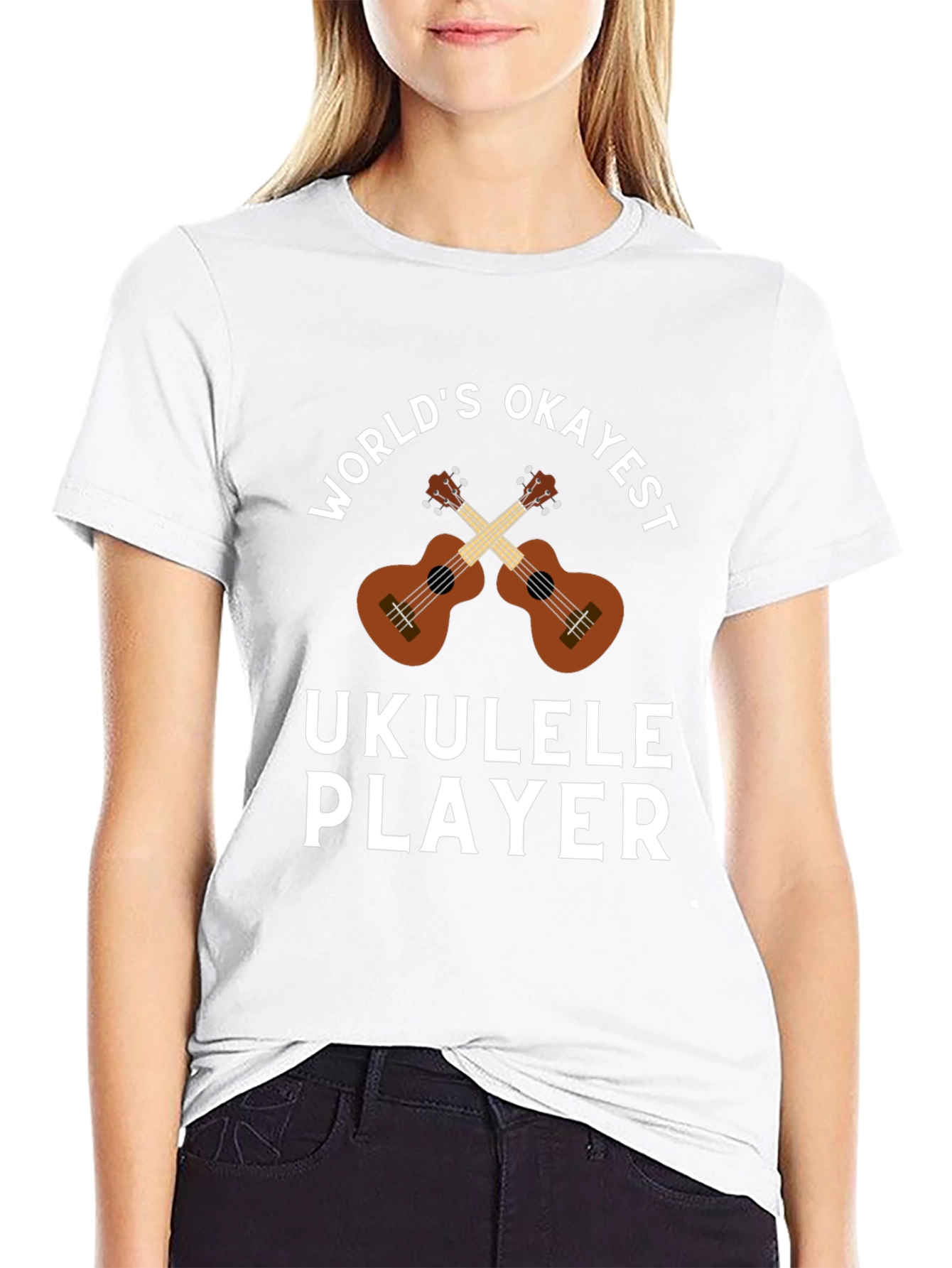 Worlds Okayest Ukulele Player T-Shirt
