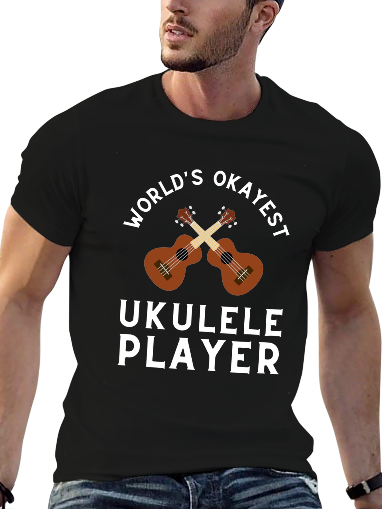 Worlds Okayest Ukulele Player T-Shirt