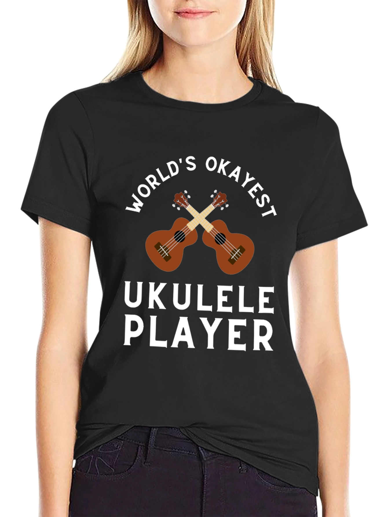 Worlds Okayest Ukulele Player T-Shirt