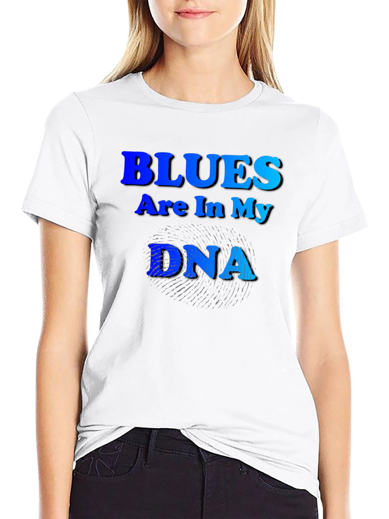 Blues Are In My DNA Graphic T-Shirt