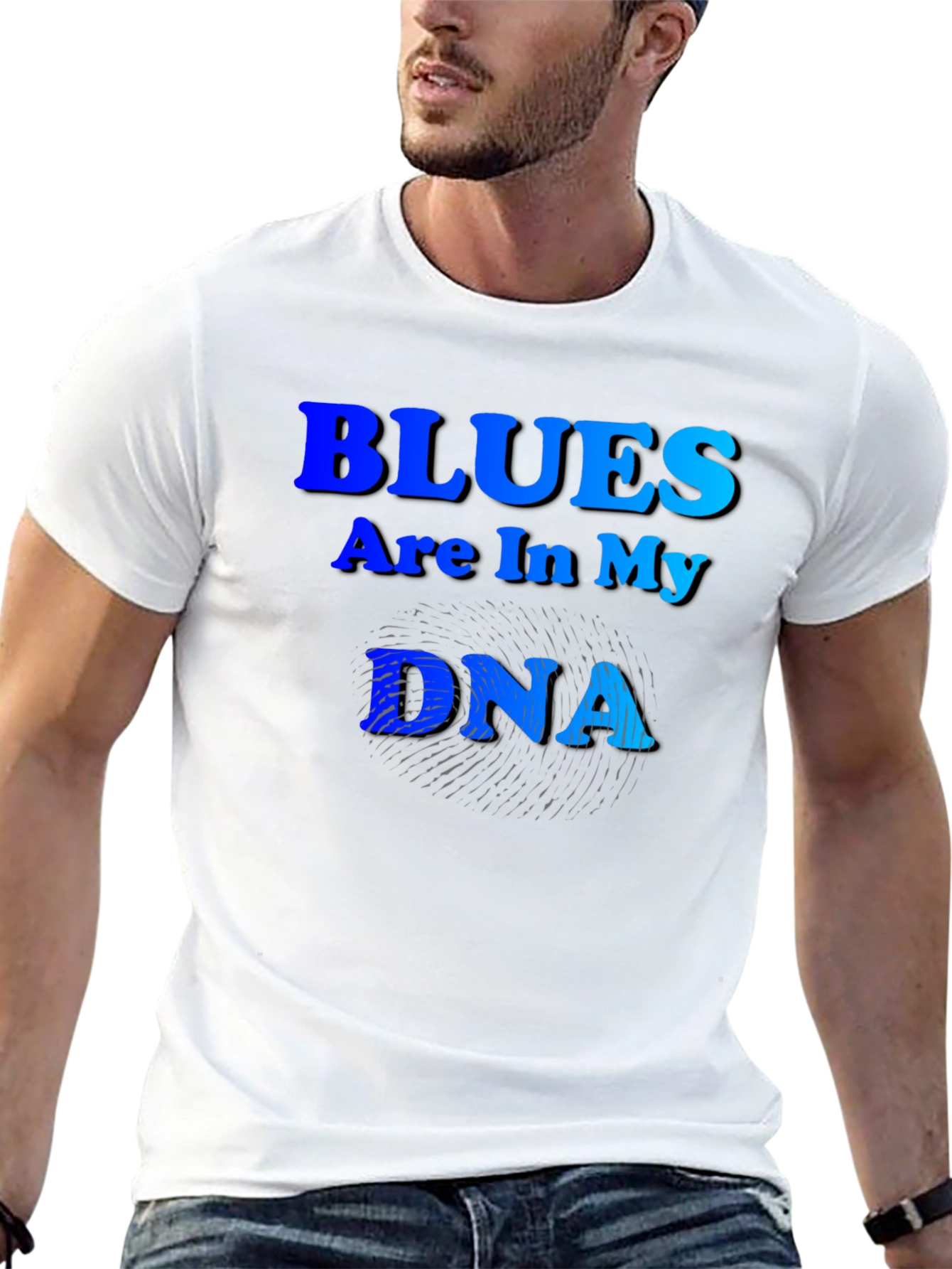 Blues Are In My DNA Graphic T-Shirt