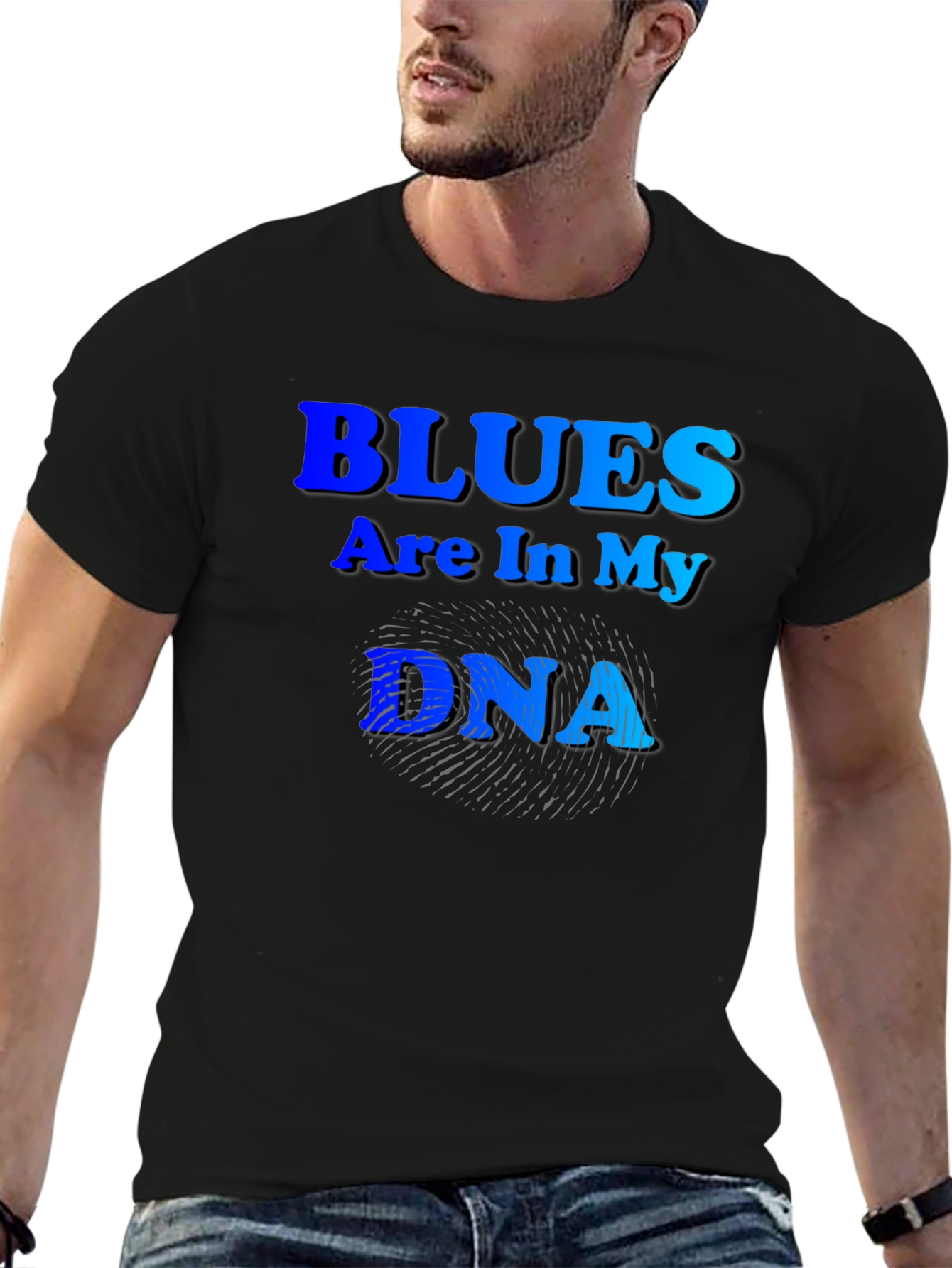 Blues Are In My DNA Graphic T-Shirt
