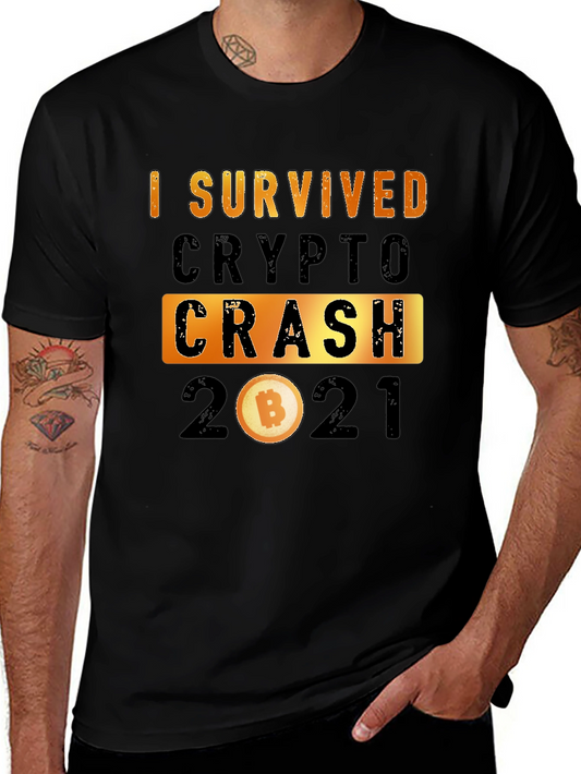 I Survived Crypto Crash 2021 Graphic Tee