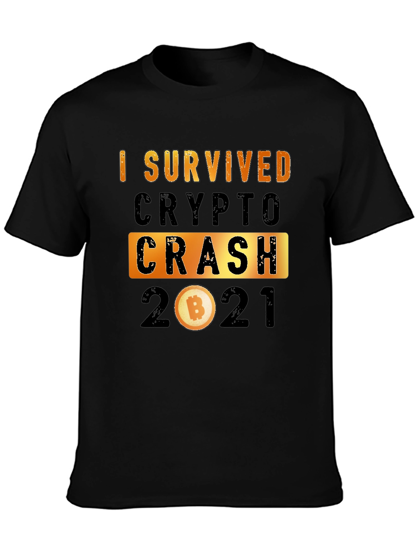 I Survived Crypto Crash 2021 Graphic Tee