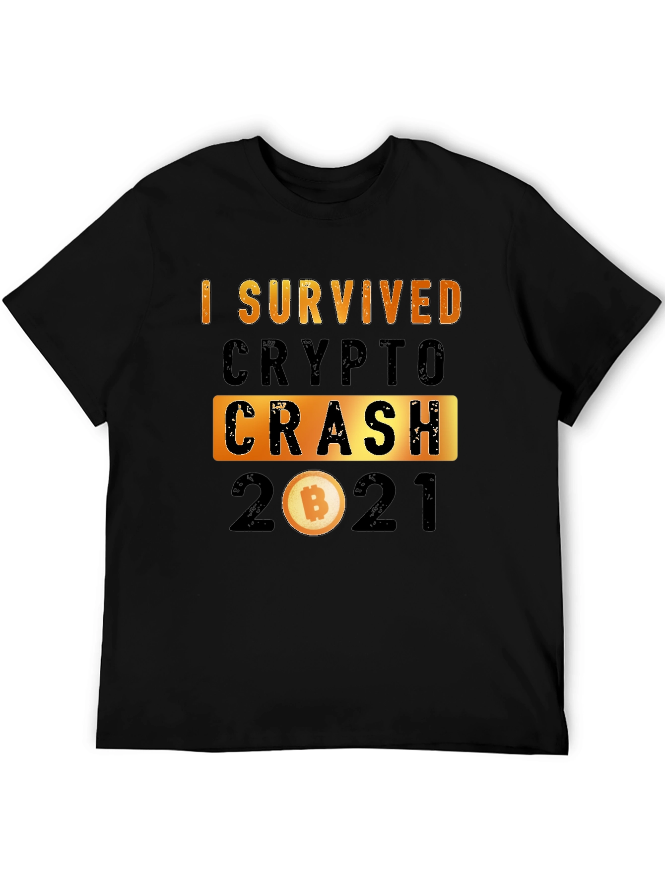 I Survived Crypto Crash 2021 Graphic Tee
