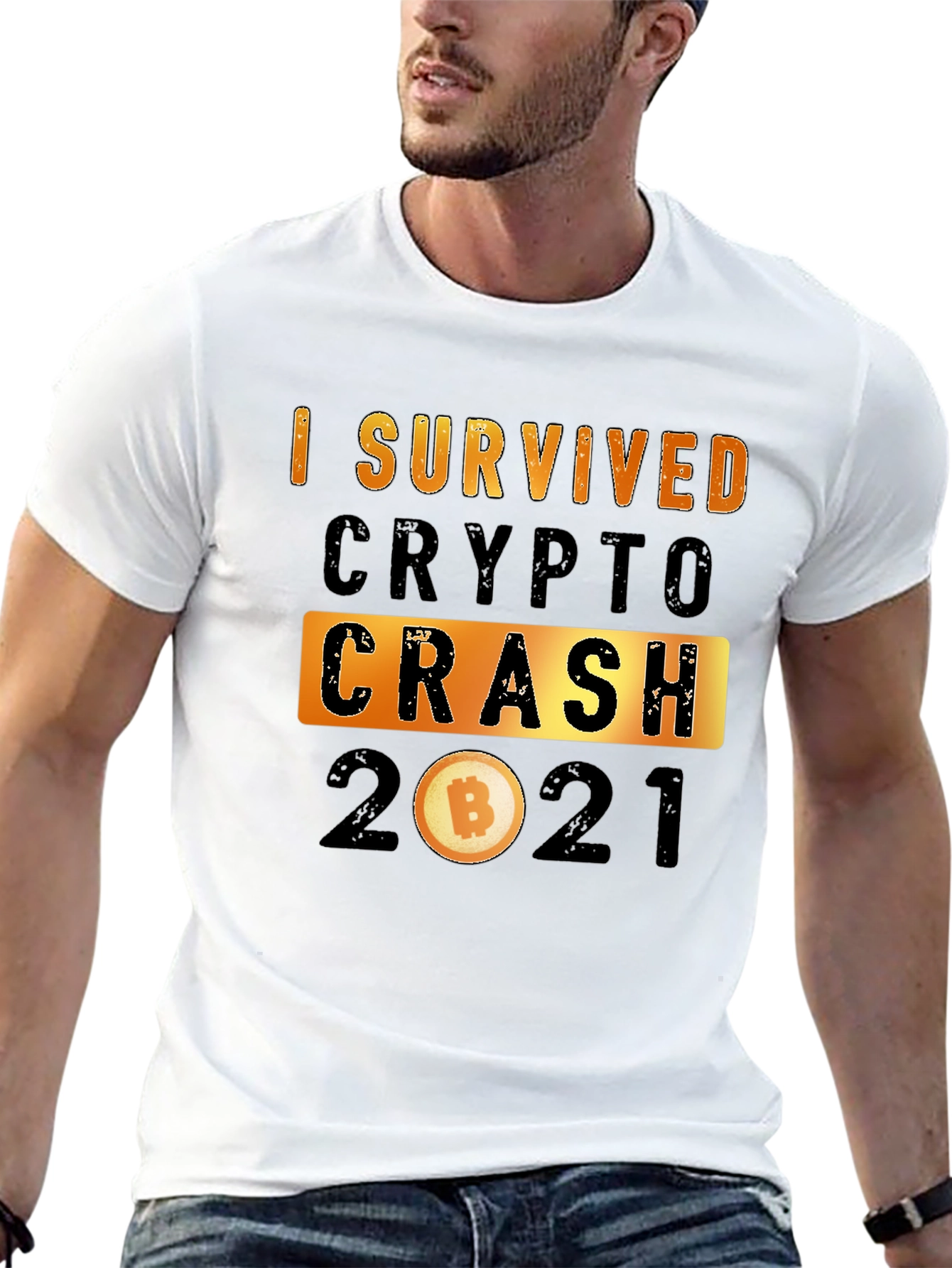 I Survived Crypto Crash 2021 Graphic Tee