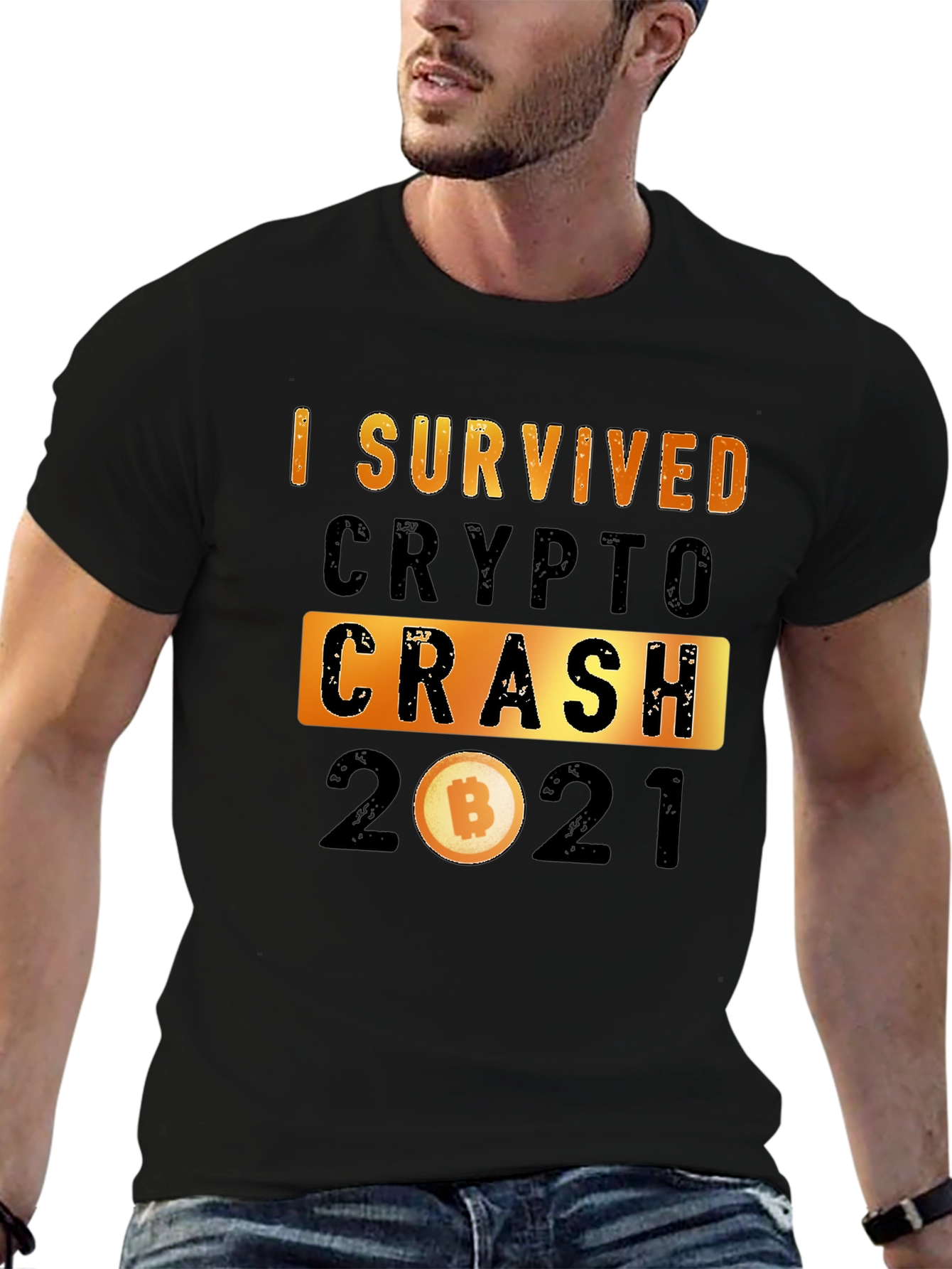I Survived Crypto Crash 2021 Graphic Tee
