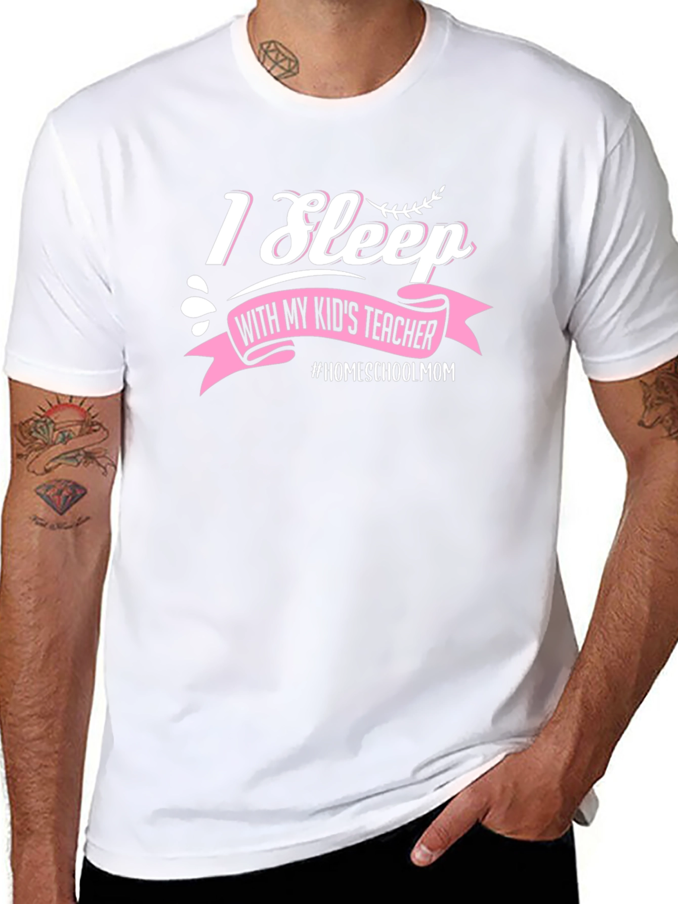 I Sleep with My Kids Teacher T-Shirt