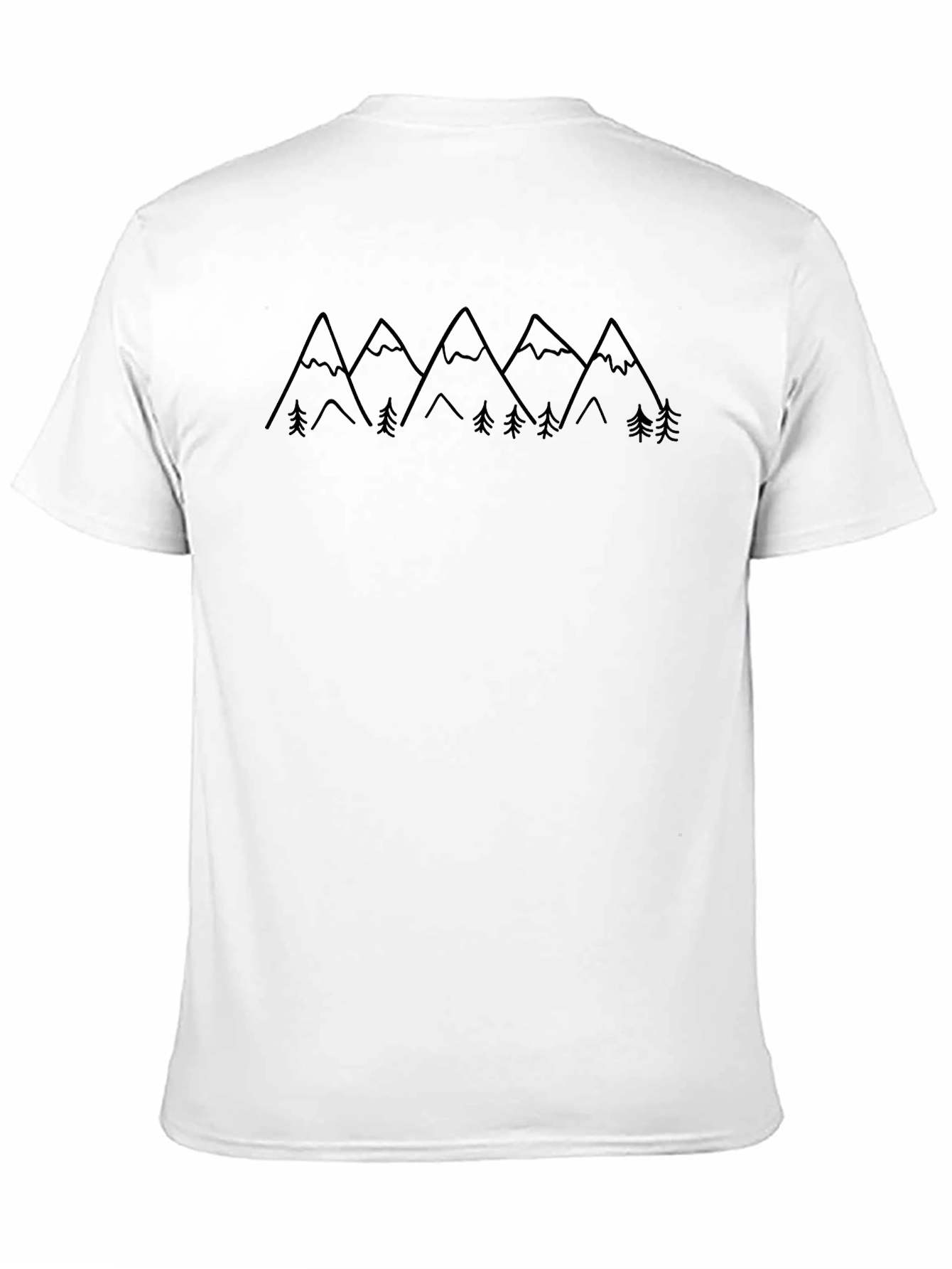 Mountain Range Graphic Tee - Black