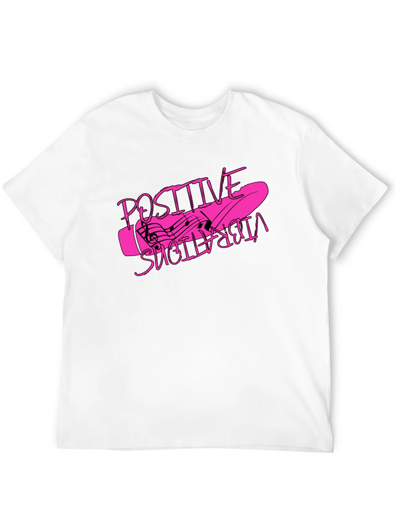 Positive Vibrations Graphic T-Shirt - Black