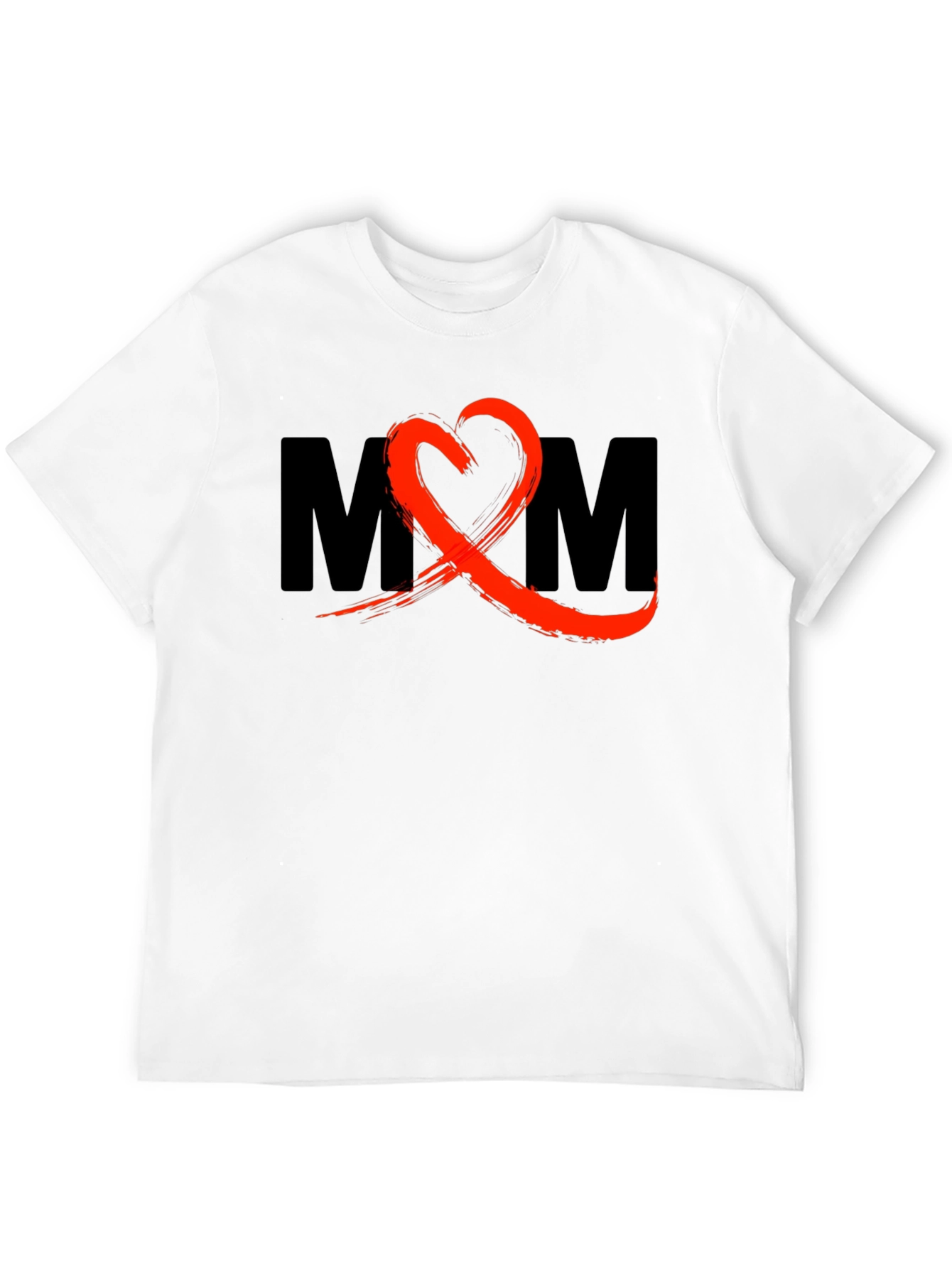 Stylish MOM Graphic T-Shirt - Black
