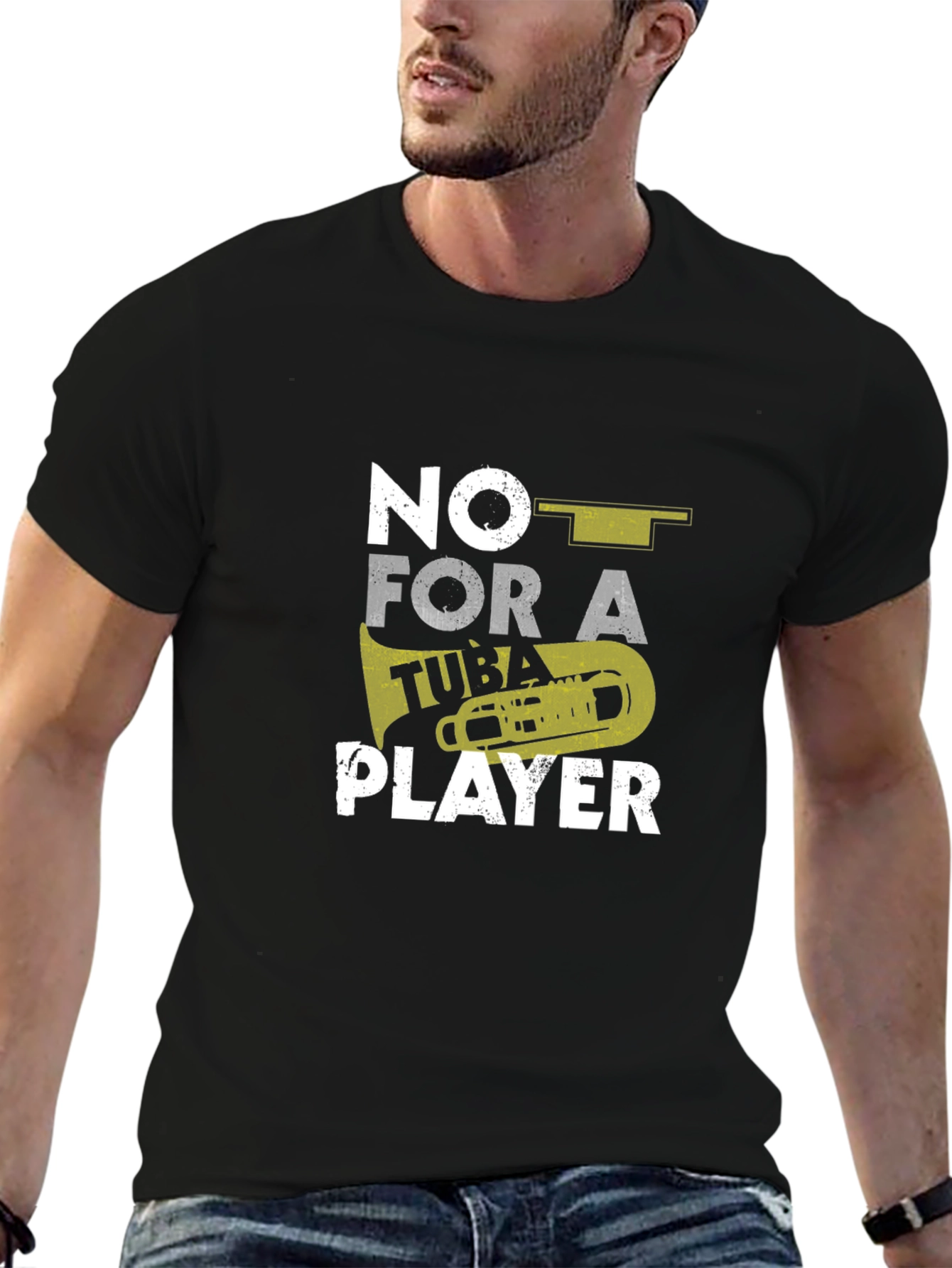Tuba Player Graphic T-Shirt - Musician Humor Tee