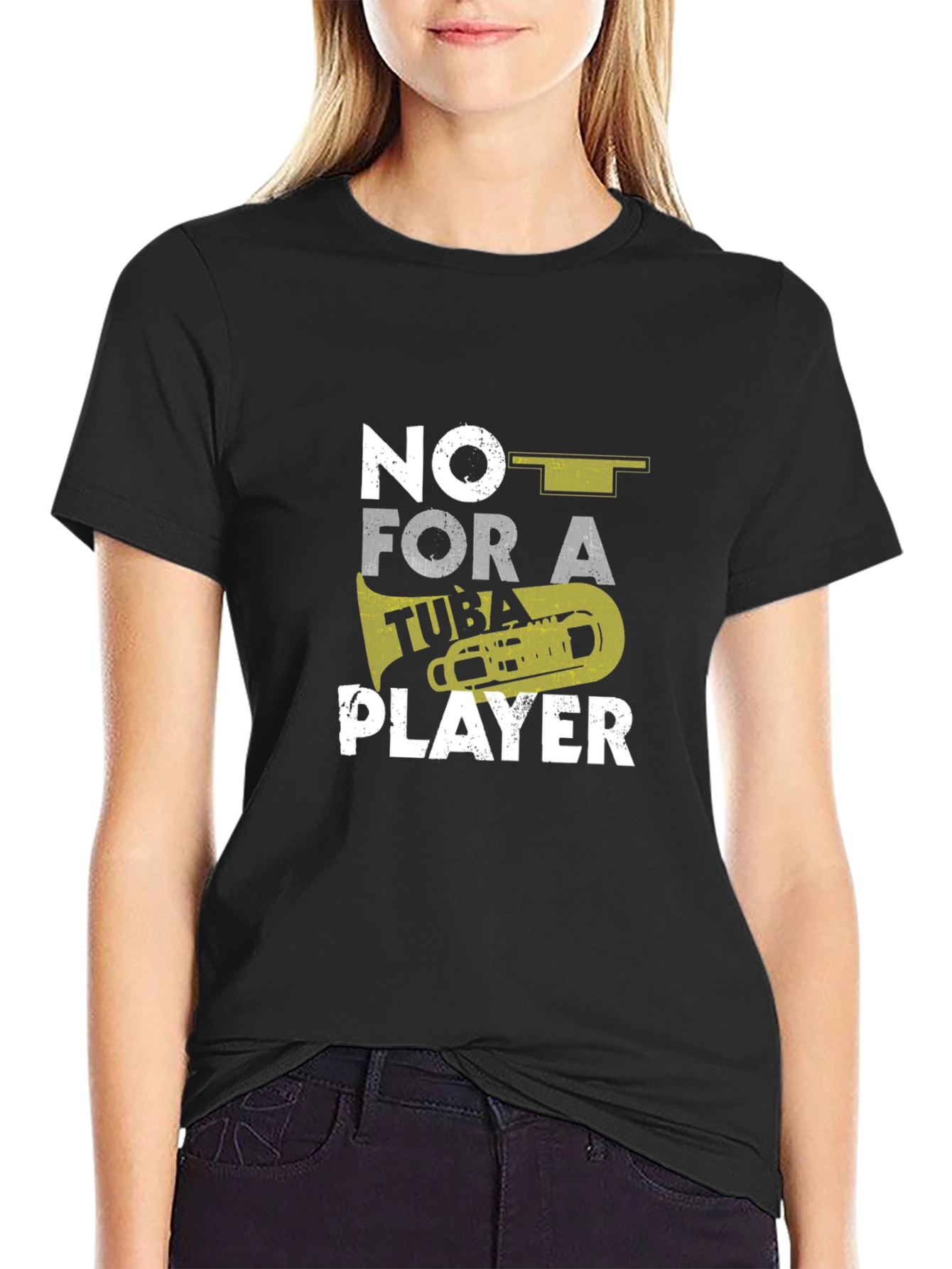 Tuba Player Graphic T-Shirt - Musician Humor Tee