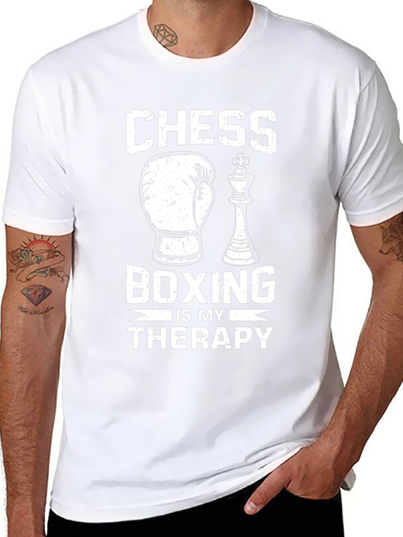 Chess Boxing Therapy T-Shirt