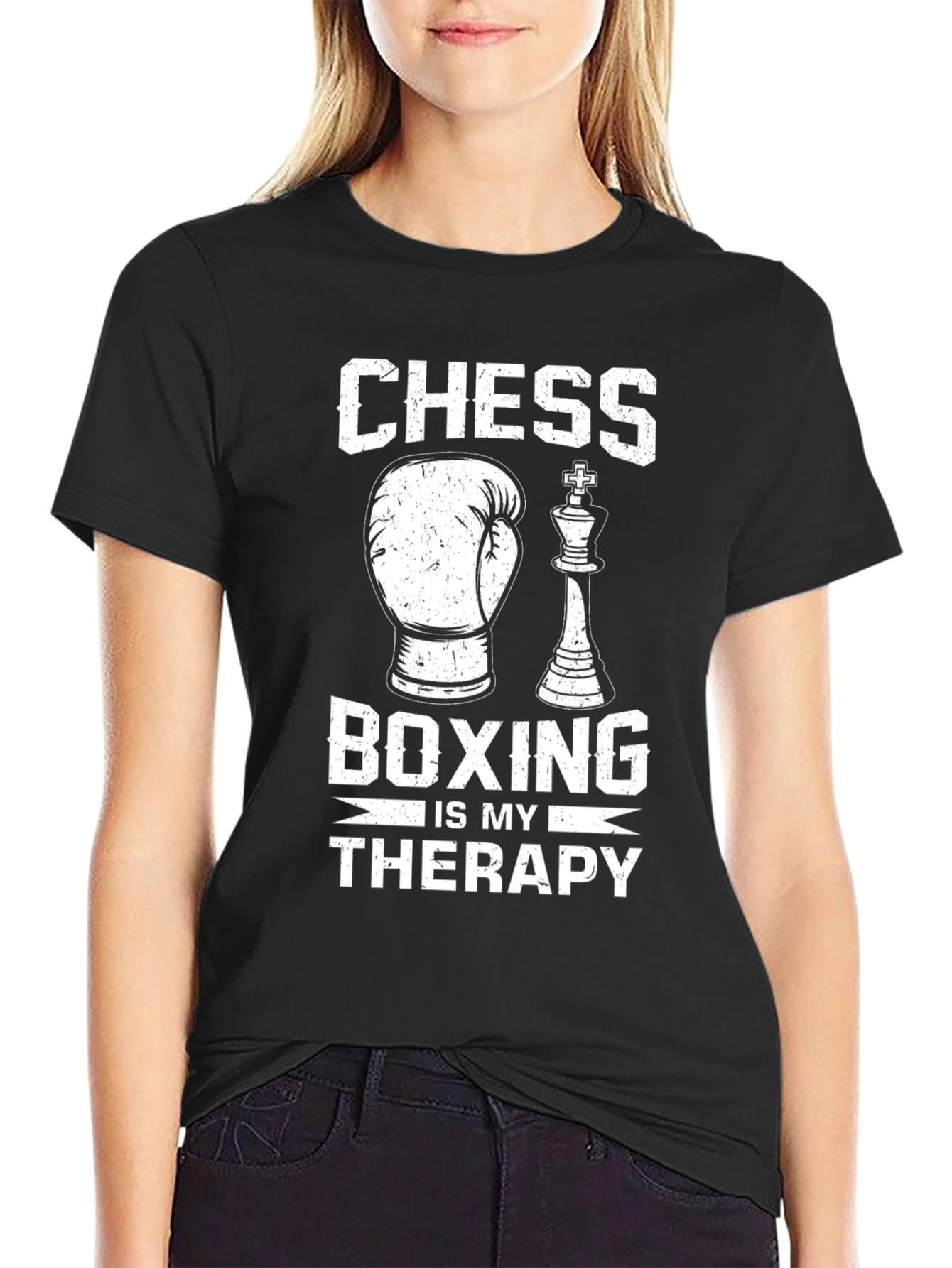 Chess Boxing Therapy T-Shirt