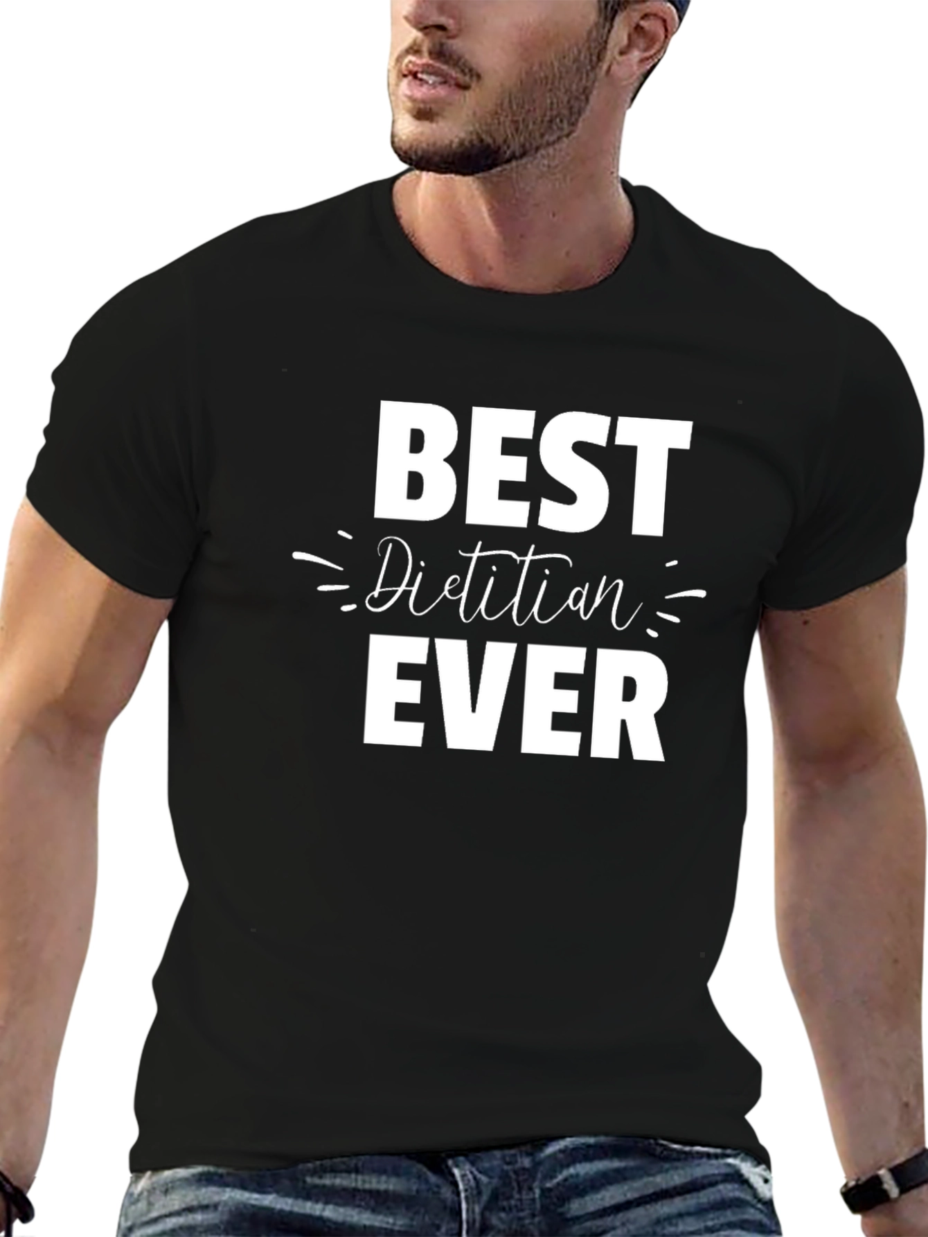 Best Dietitian Ever Black T-Shirt