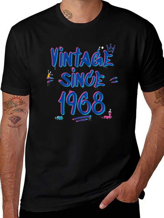 Vintage Since 1968 Black T-Shirt